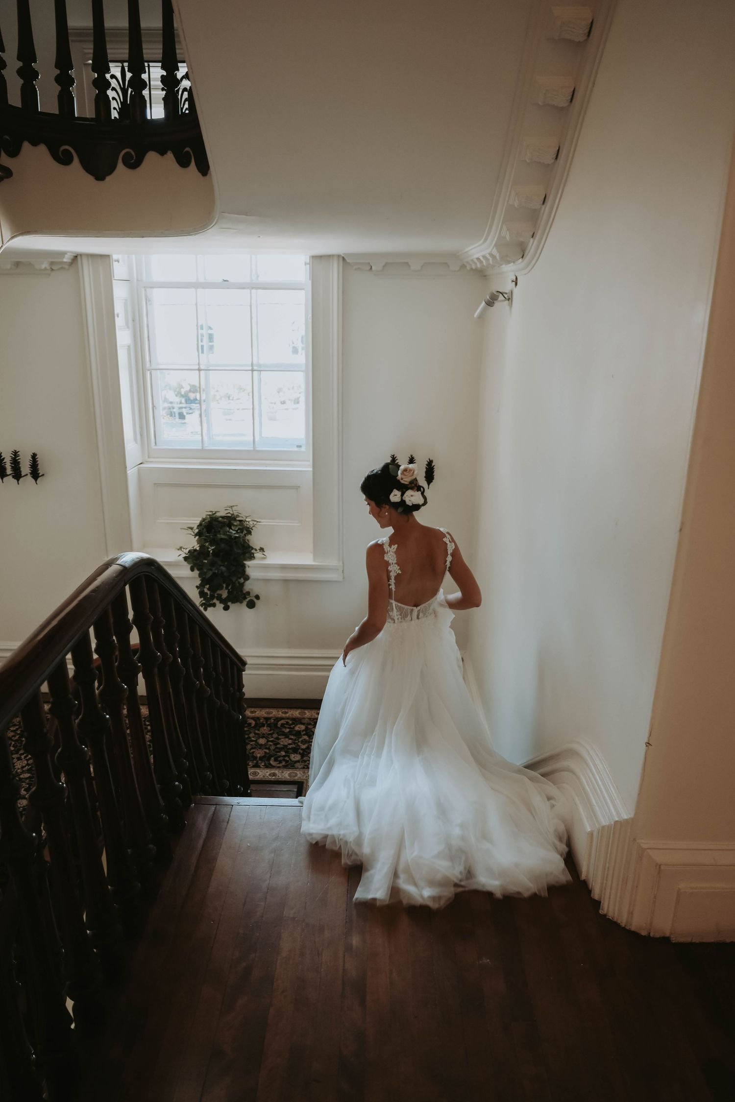 bride in strairs moody