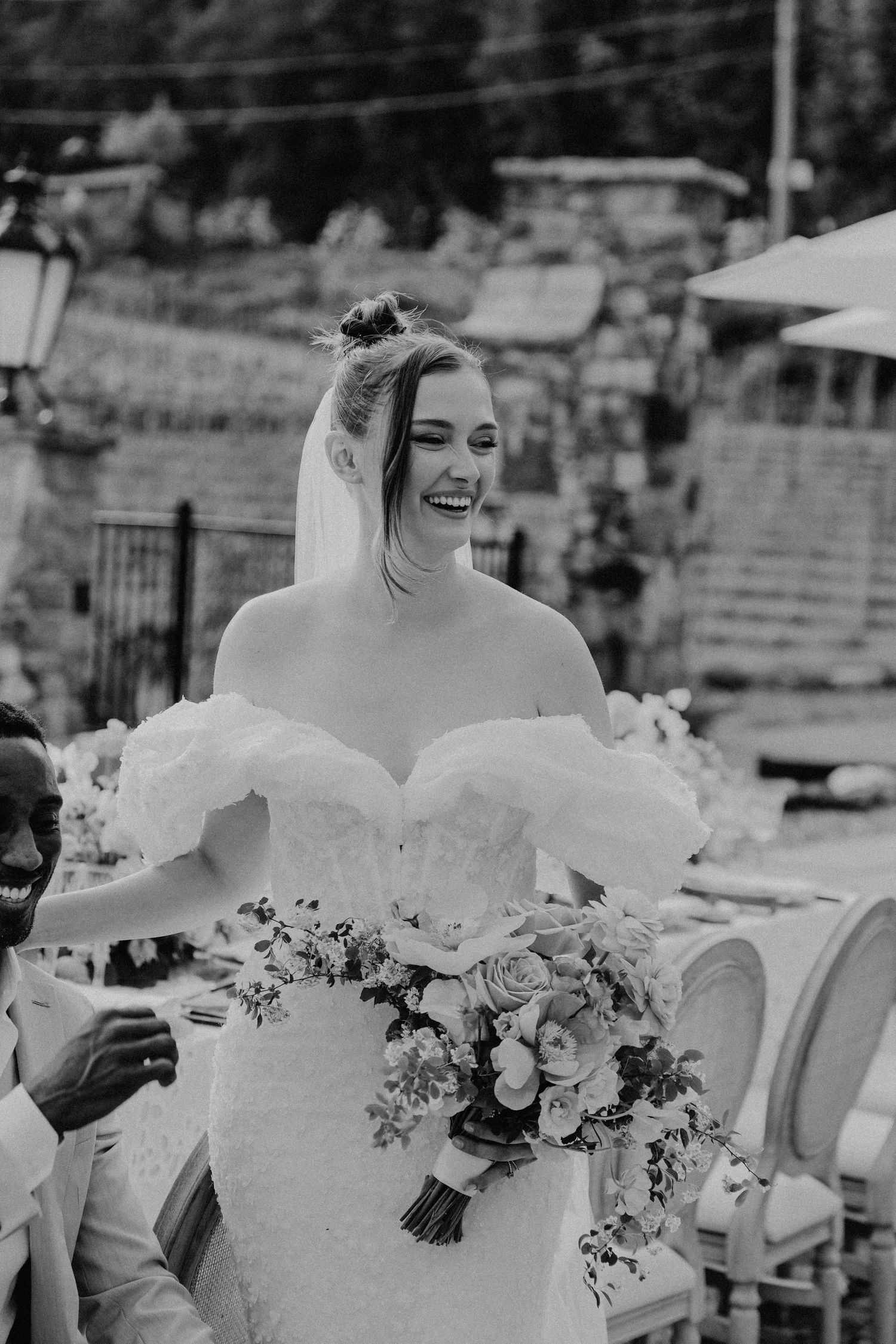 Bride , black & white