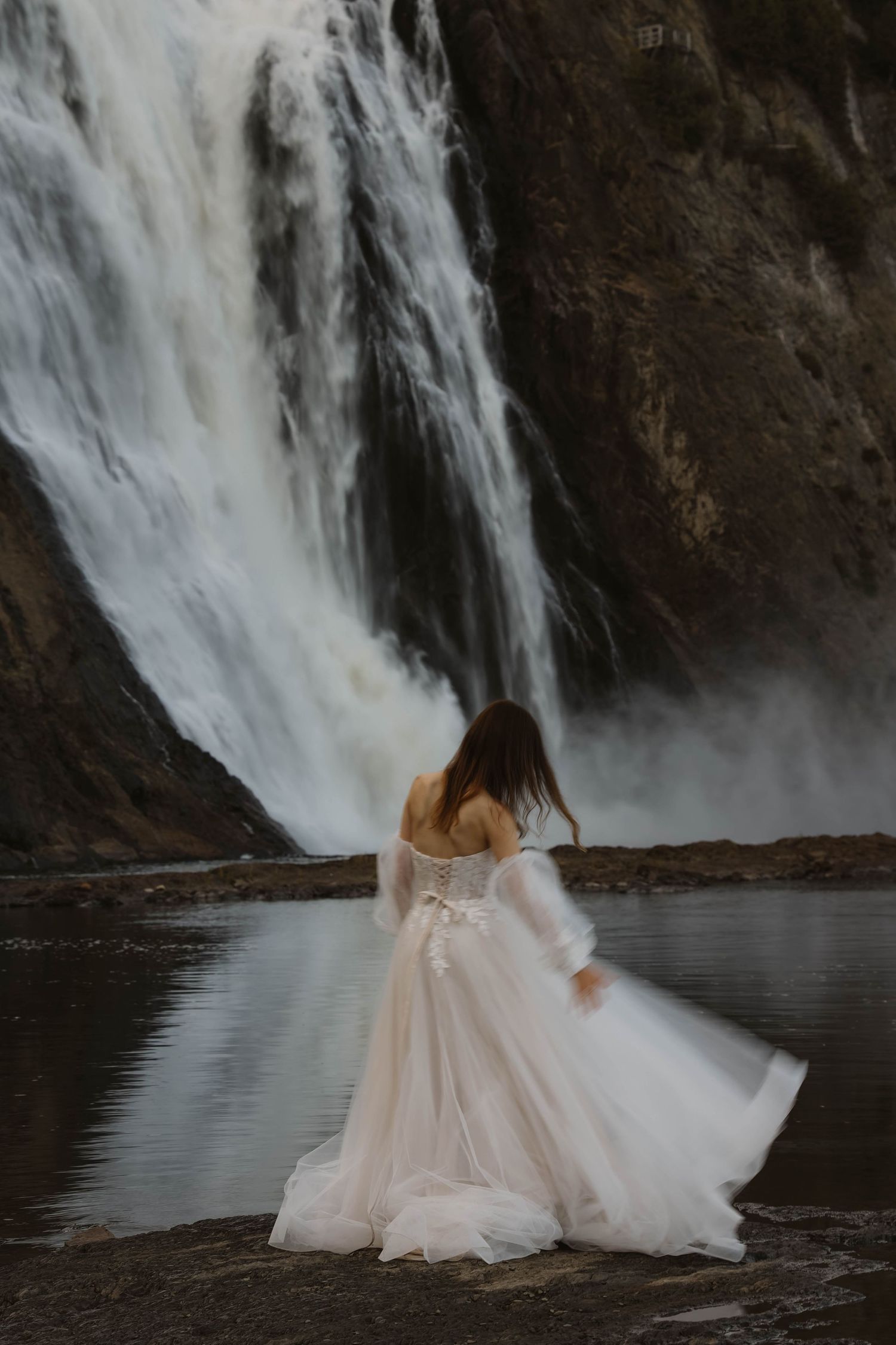 mariée aux chutes montmorency