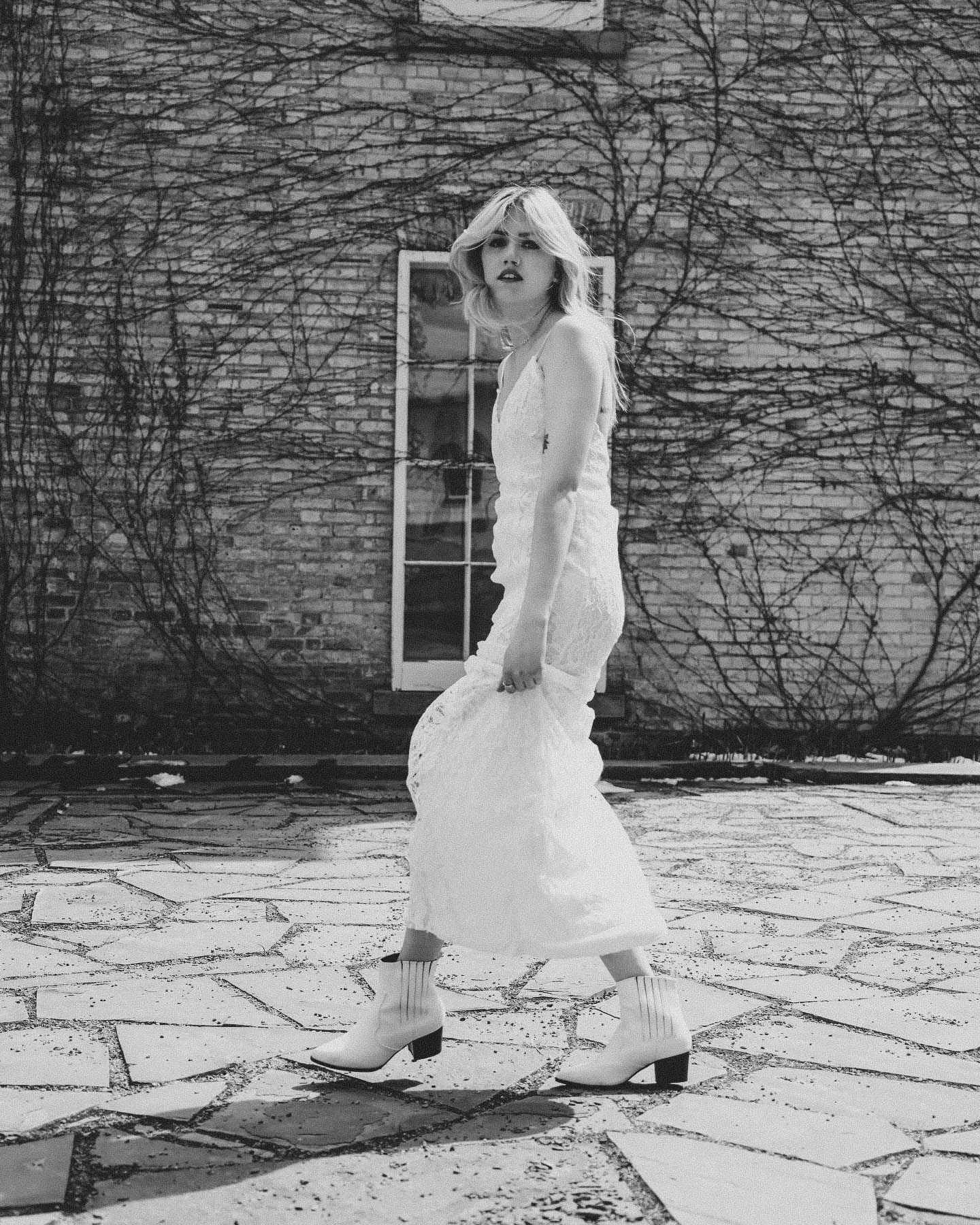 Moody editorial bride