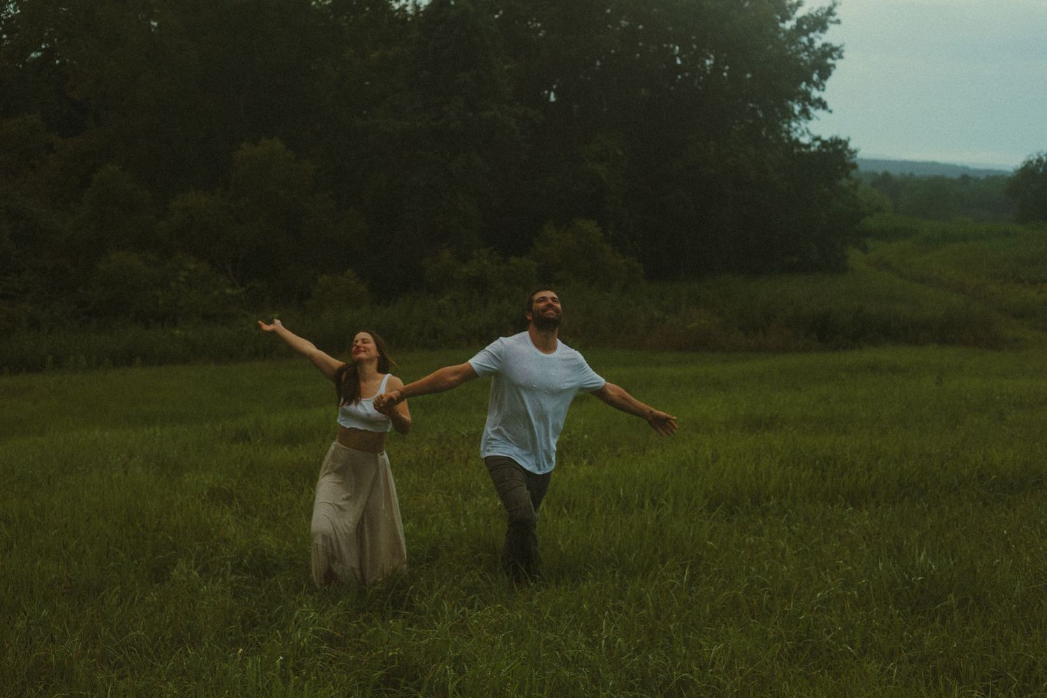 Rainy Summer Engagement