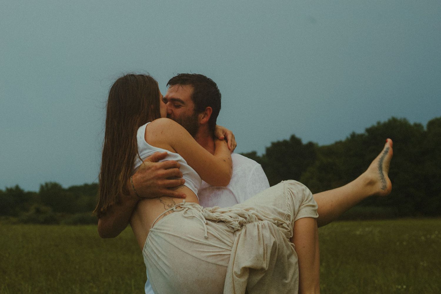 Rainy Summer Engagement