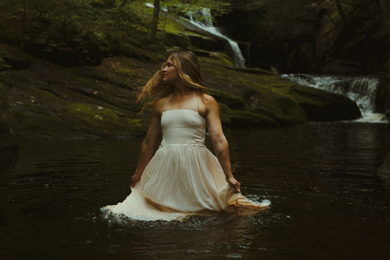 Summer waterfall Goddess Session