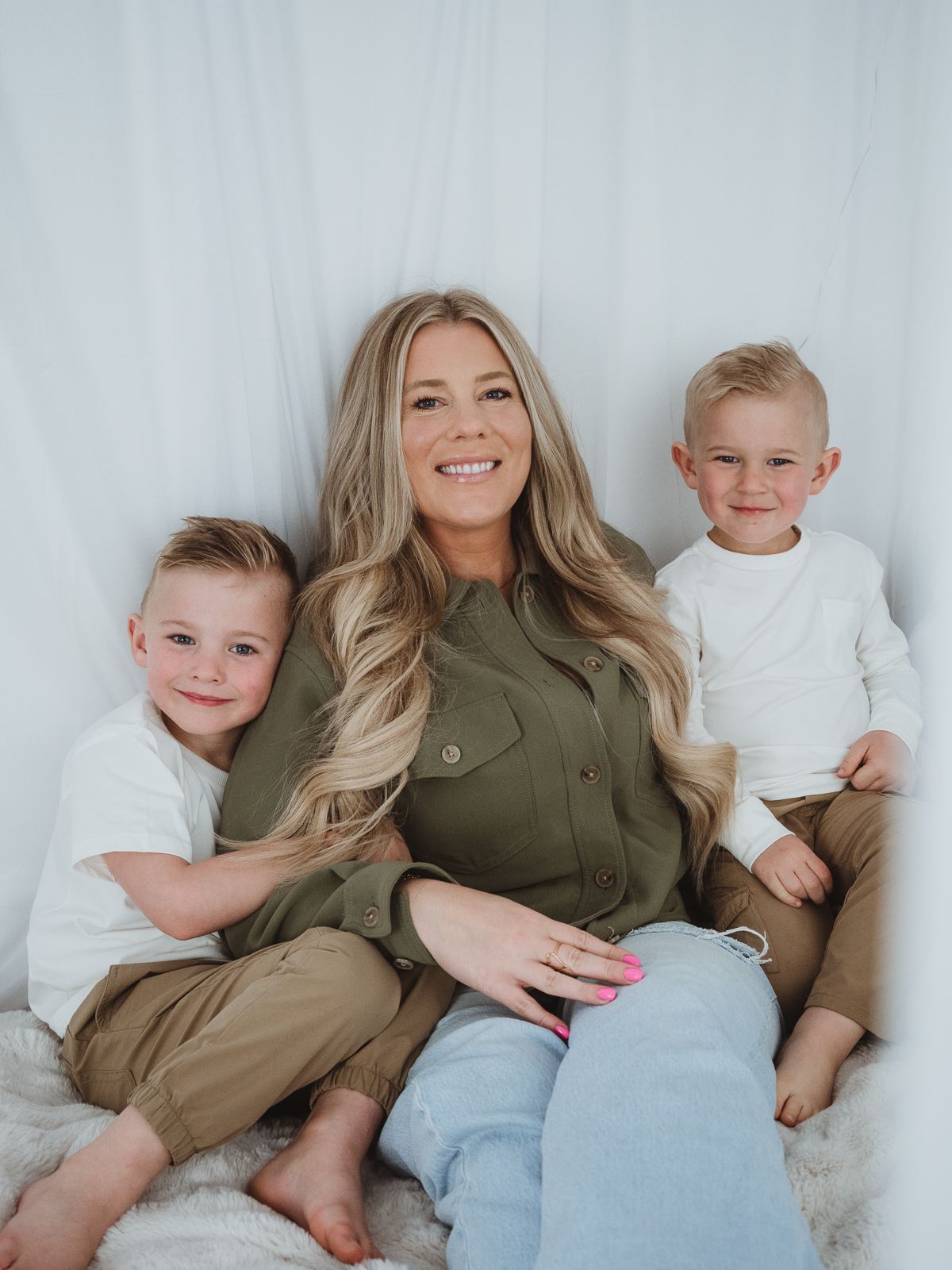 Motherhood photography session in a stony plain studio, by Spruce Grove Family Photographer.
