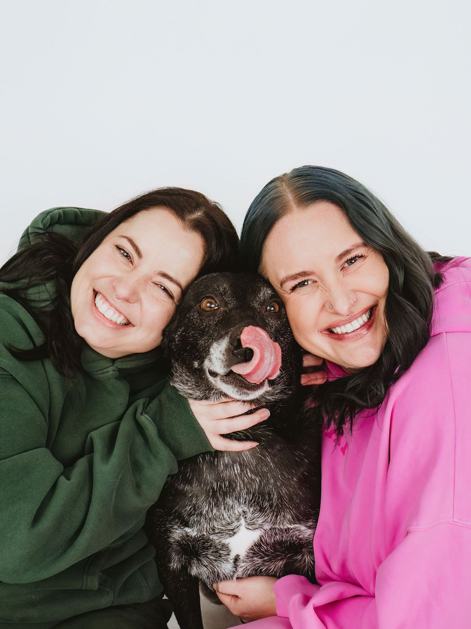 Dog and owner portrait photographed by Edmonton pet photographer Coral Konanz