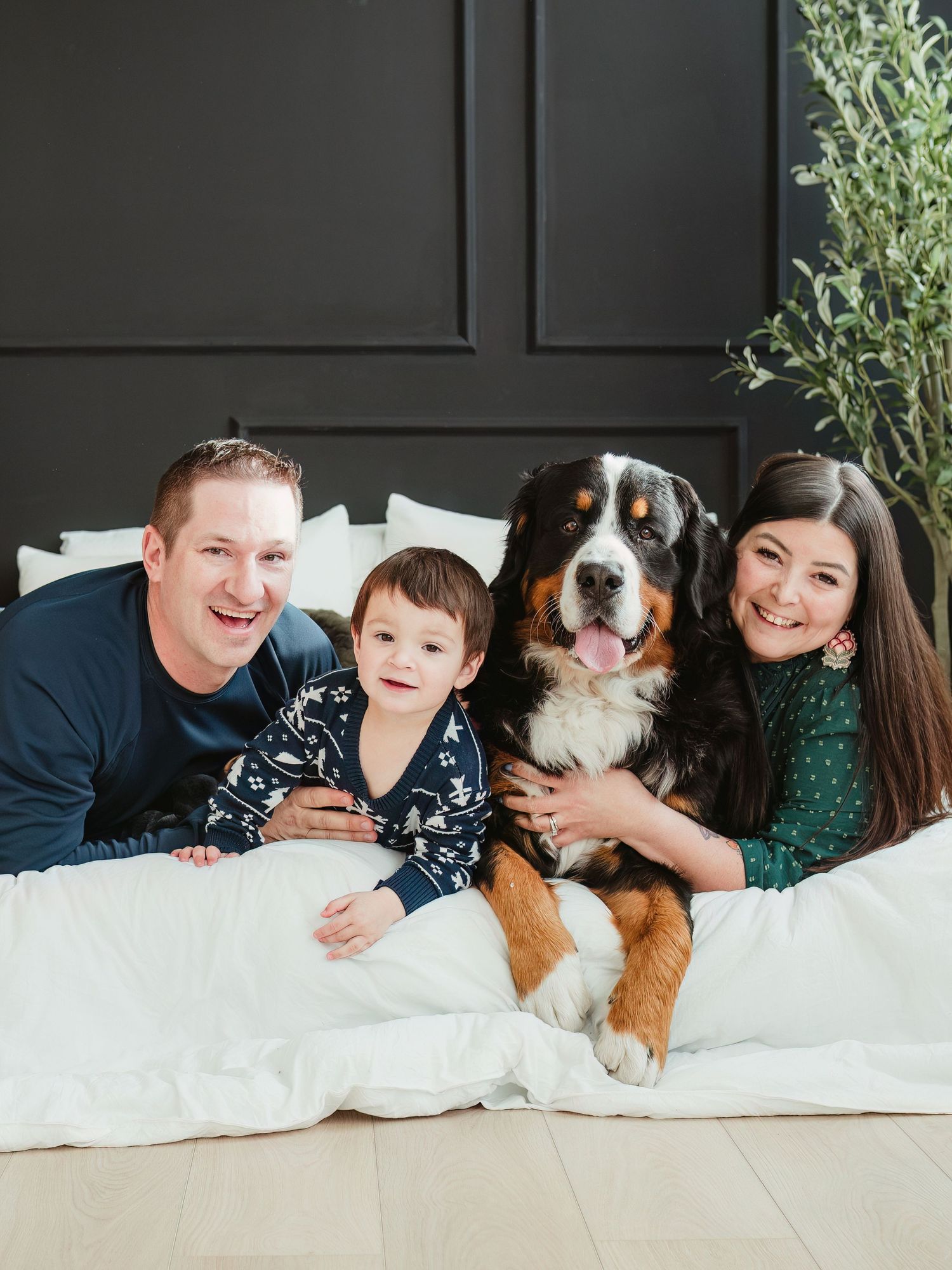 Dog and owner portrait photographed by Edmonton pet photographer Coral Konanz