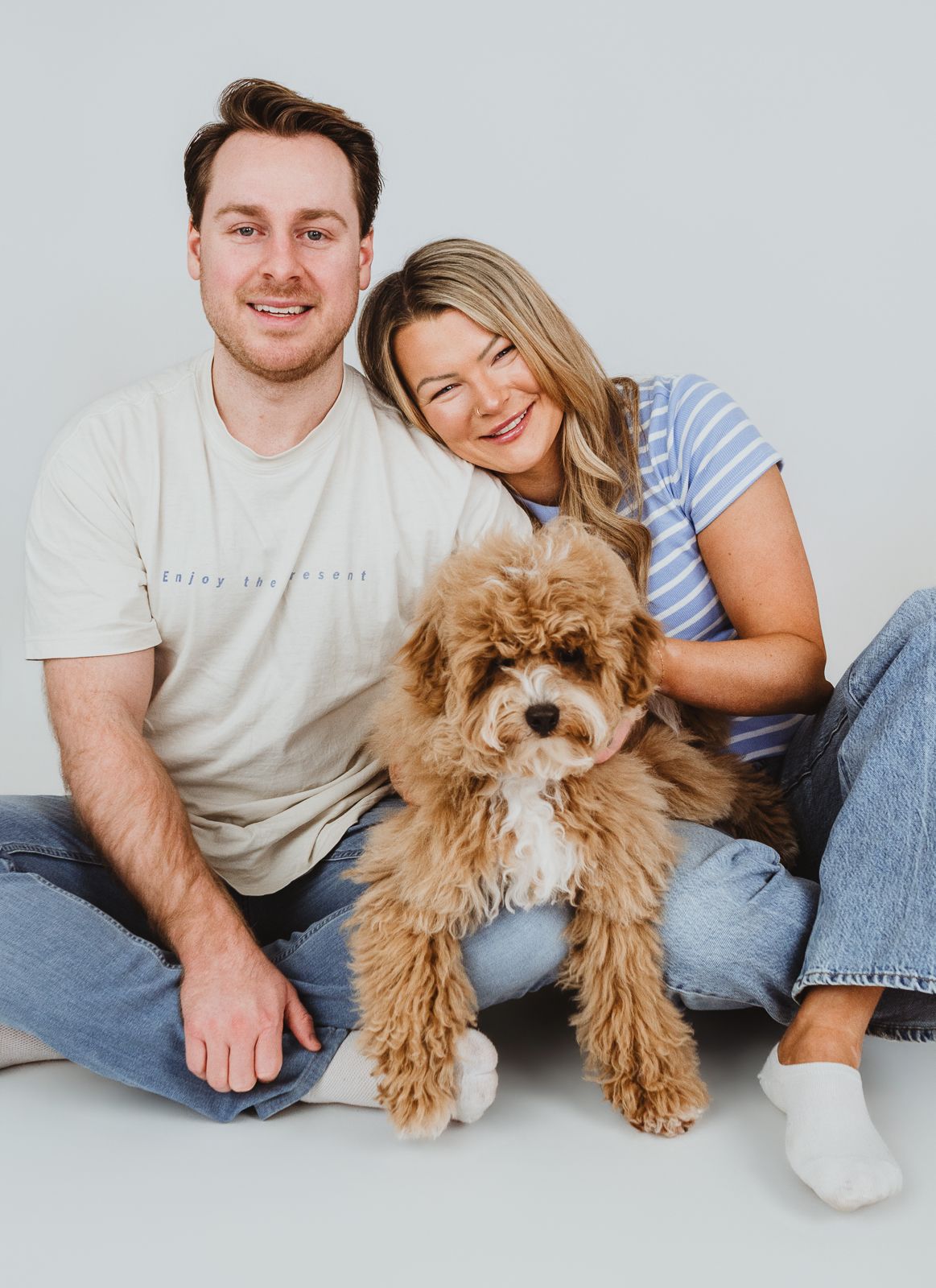 Photography portfolio featuring pet portraits, dogs with their people, and creative portraits in Edmonton and Parkland County