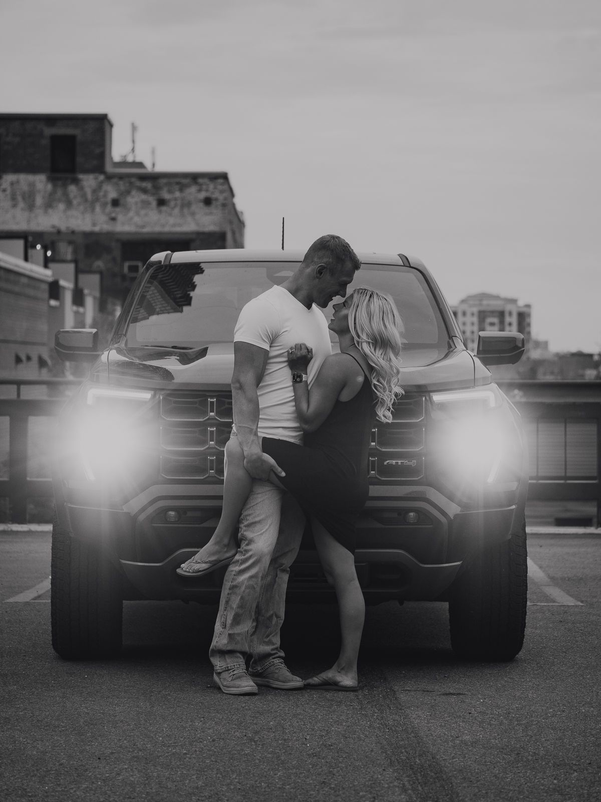 Urban couples photography in downtown Edmonton