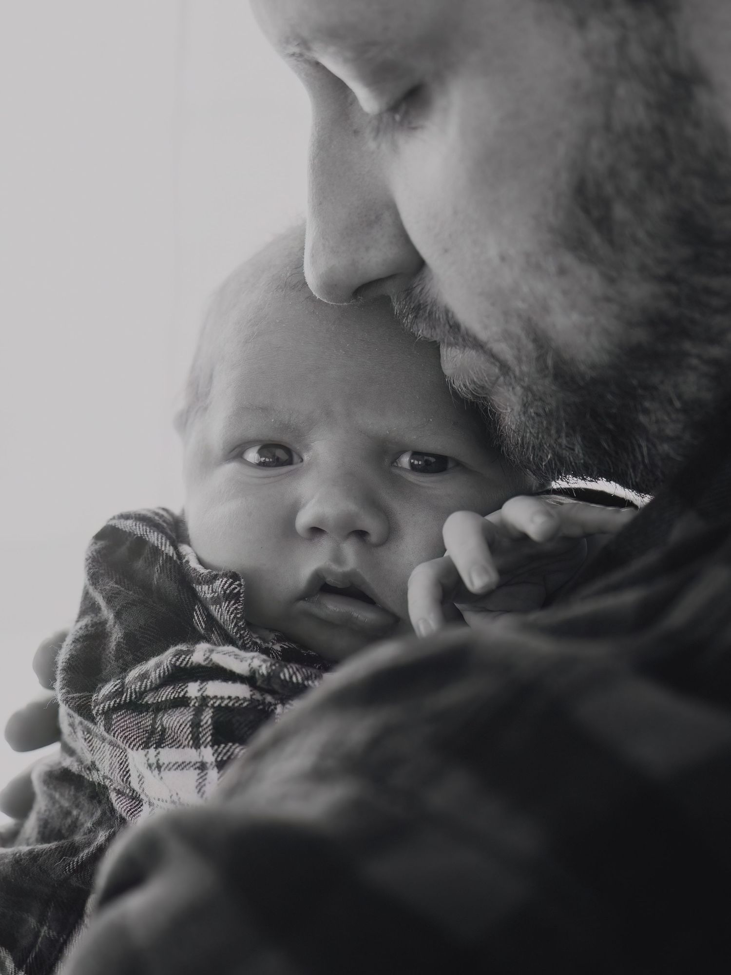 Newborn photography with dog included in session