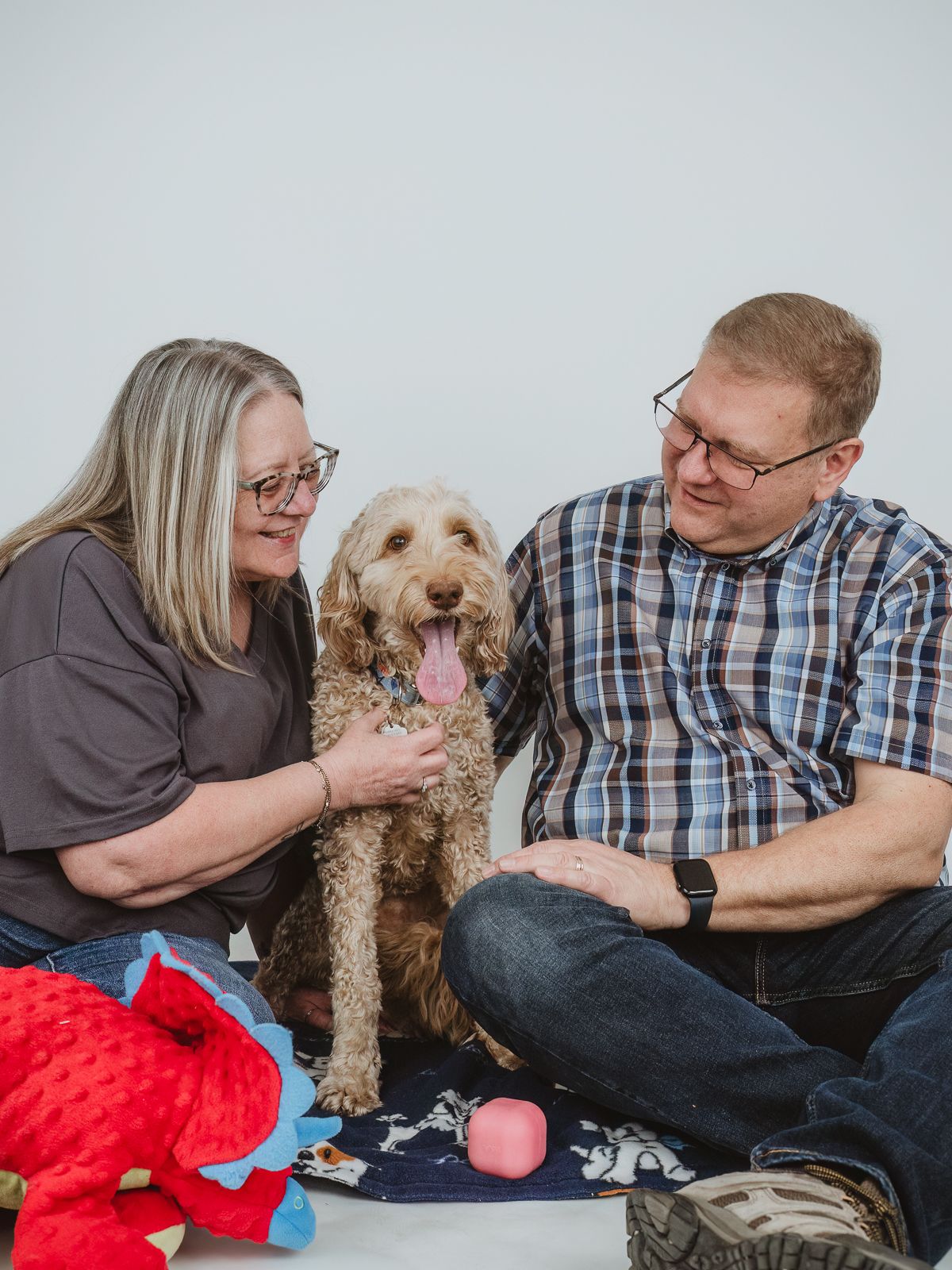 Rainbow Bridge portrait celebrating a lifetime of memories by Spruce Grove pet photographer coral konanz