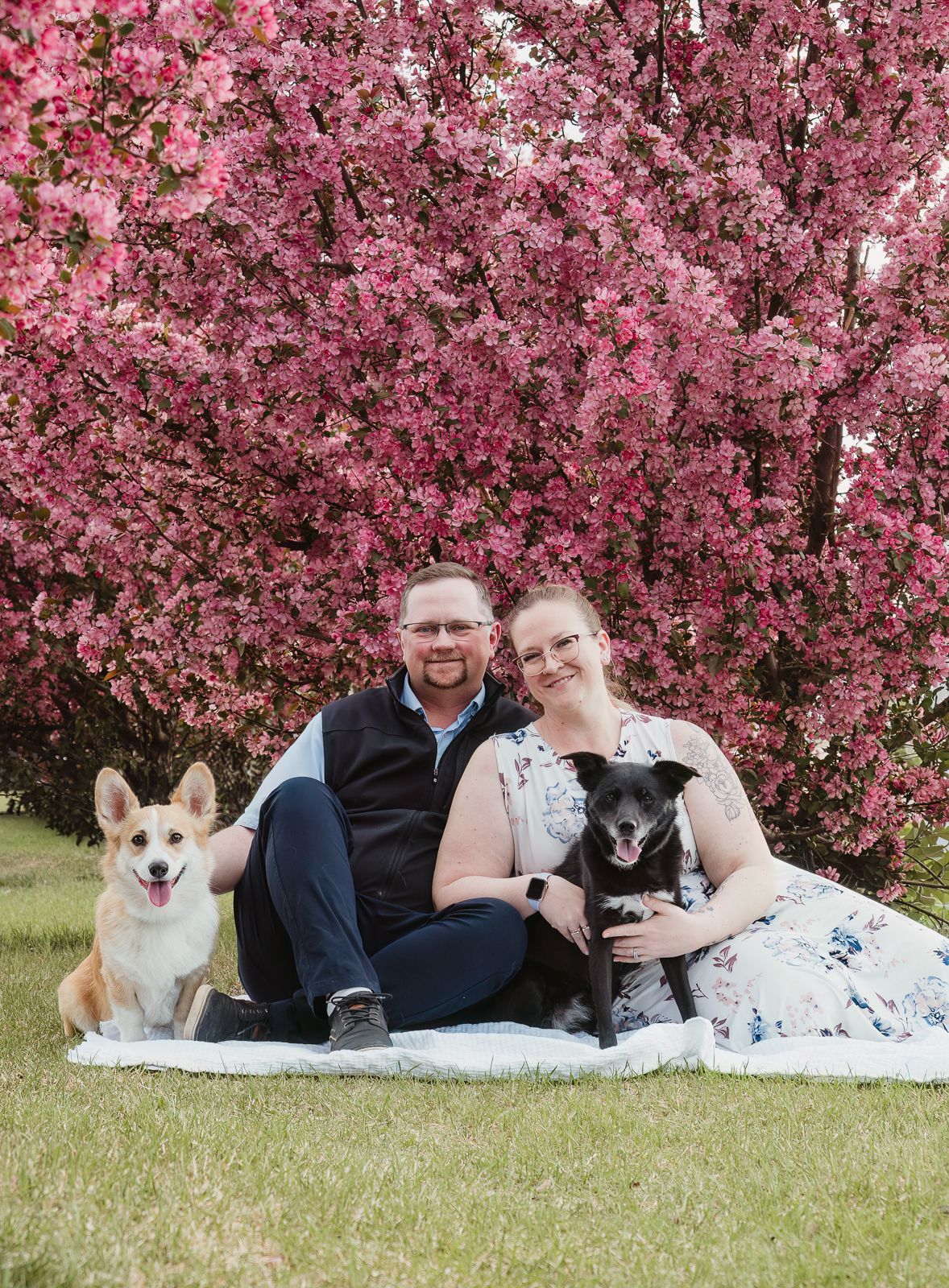 Pet and owner connection captured during a professional photography session in edmonton with Coral Konanz Photography