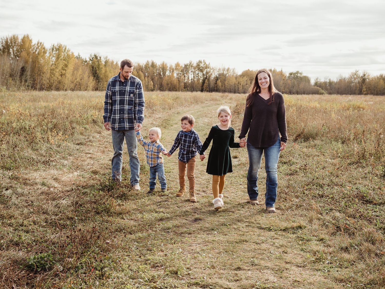 family photography session at Wagner Natural Area Edmonton