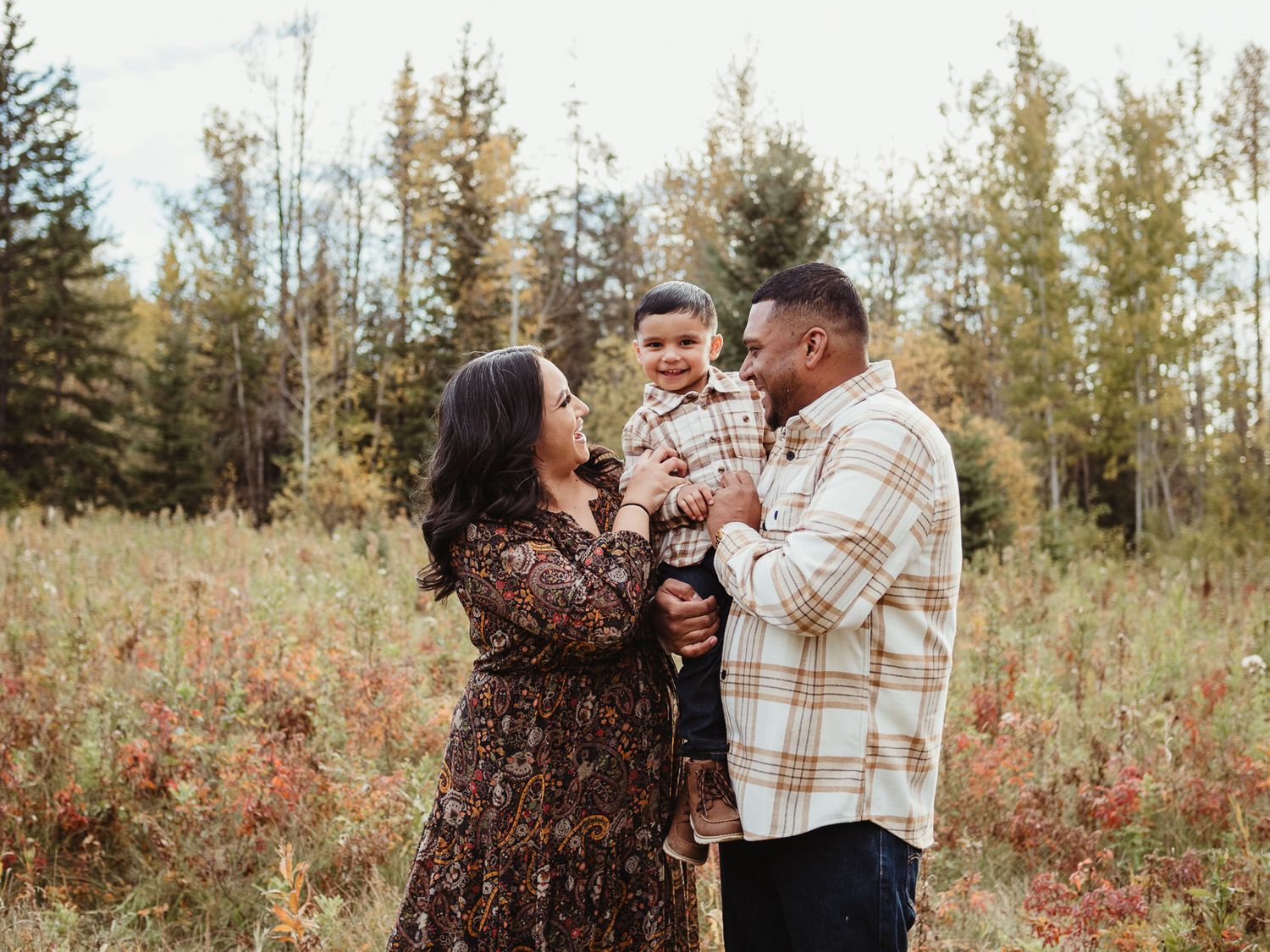family photography session at Wagner Natural Area Edmonton