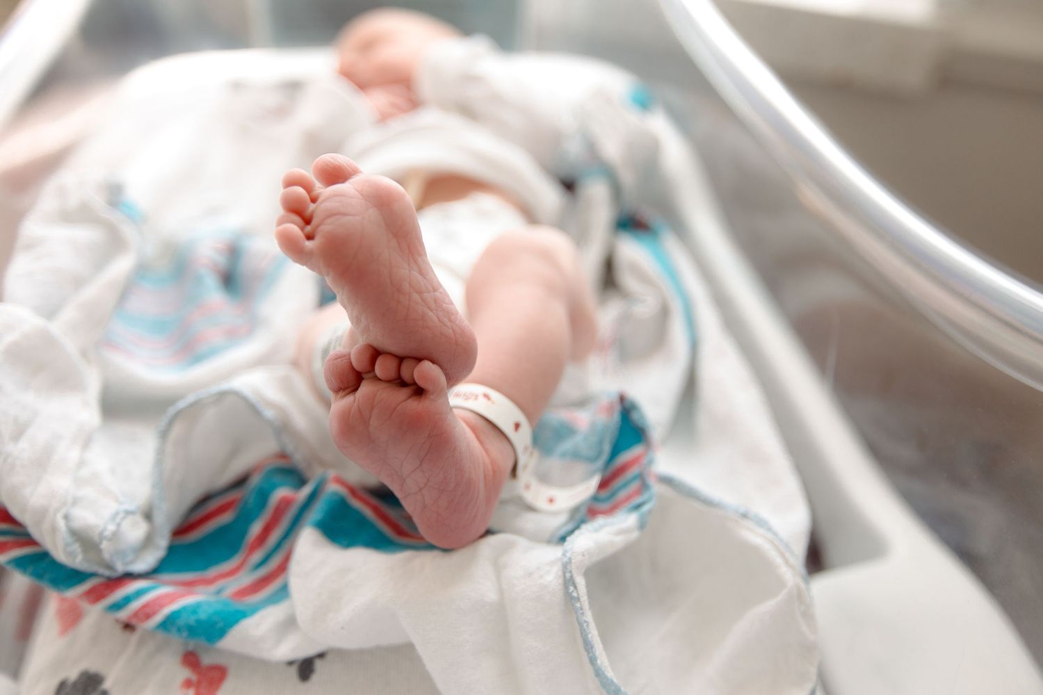 Newborn baby at St. Elizabeth hospital in Beaumont, TX with Bree Elle Photography.