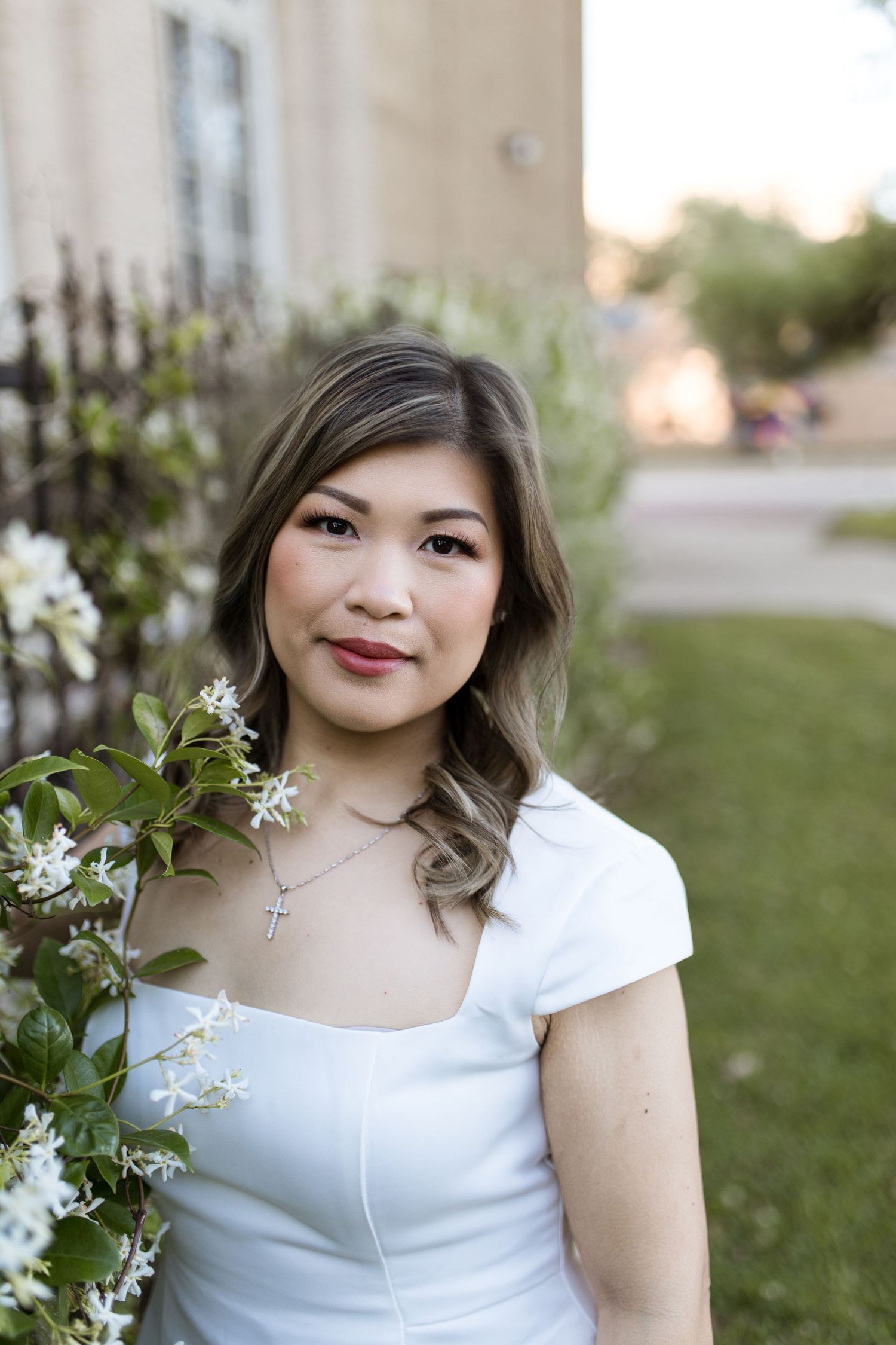 Bree Elle Photography by Alicia Stephenson with graduating senior at Julie Rogers Theatre in Beaumont, TX.