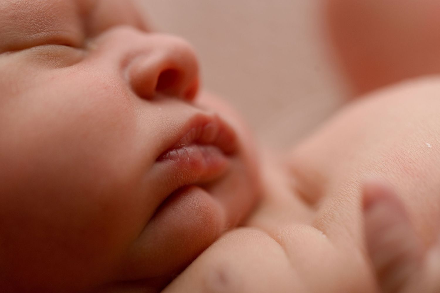 Newborn during session with Bree Elle Photography in Port Neches, TX studio.