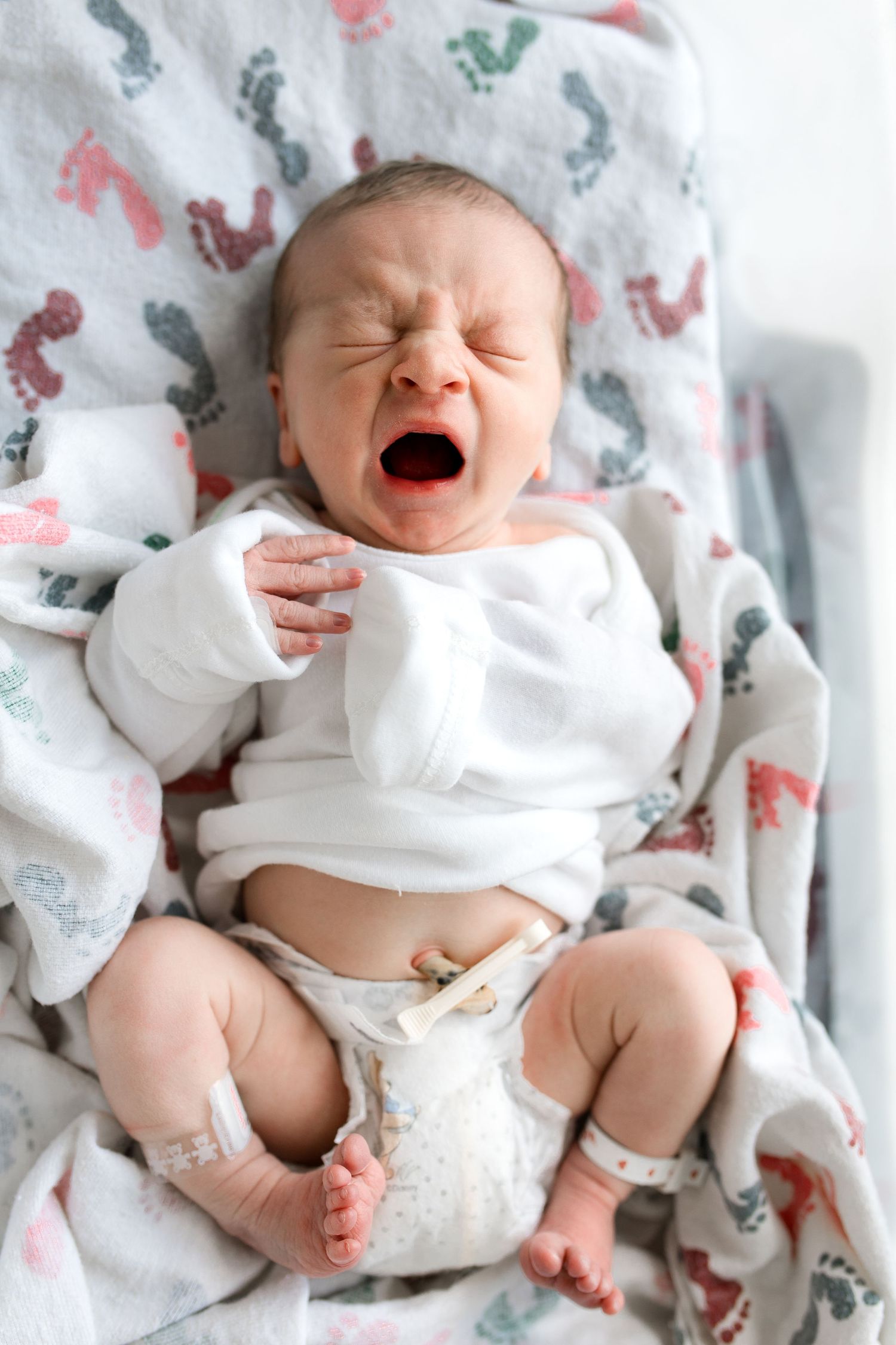 Newborn Baby boy during Fresh 48 session with Bree Elle Photography in Beaumont Tx at St. Elizabeth Hospital.