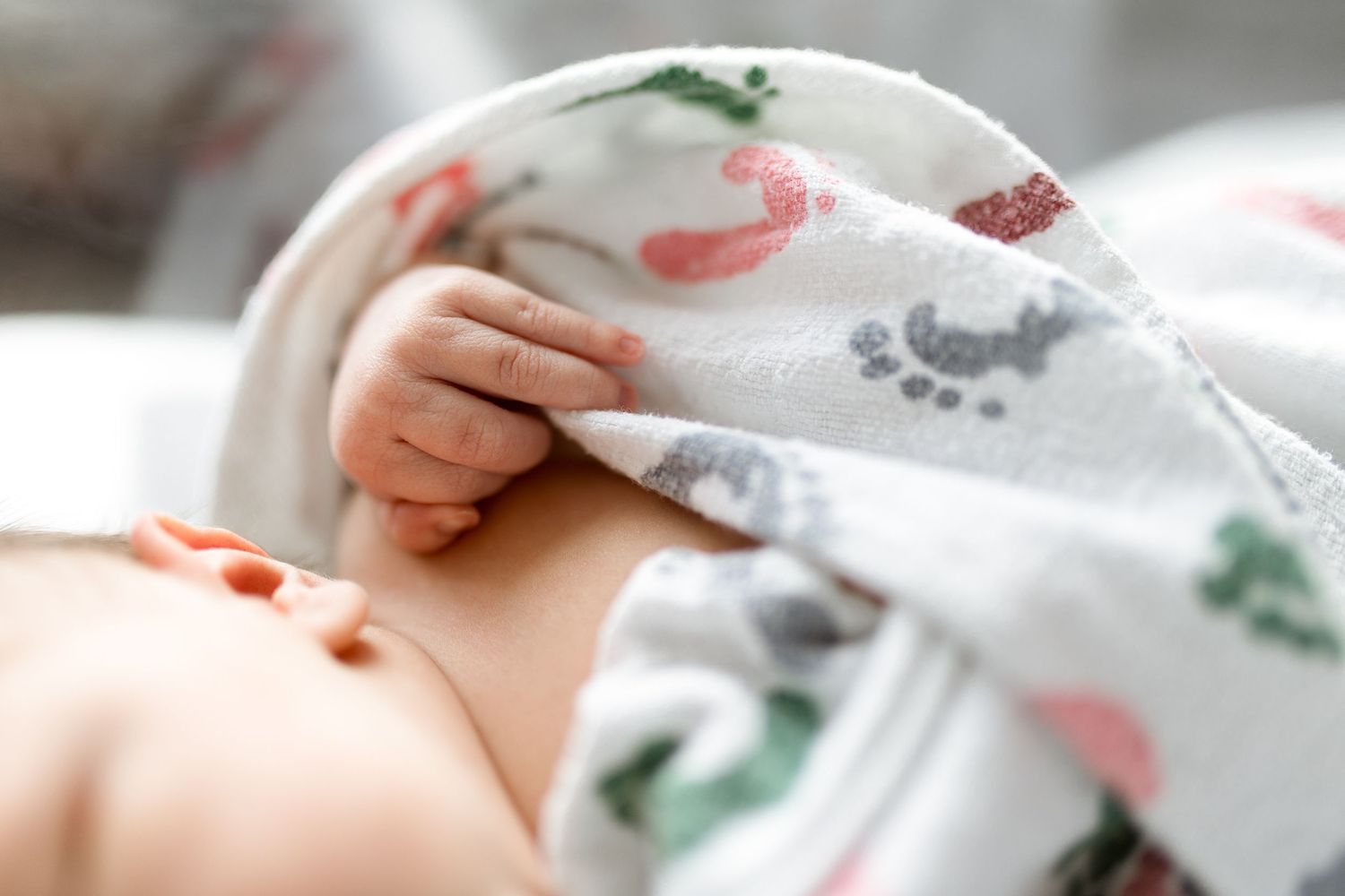 Newborn baby at St. Elizabeth hospital in Beaumont, TX with Bree Elle Photography.