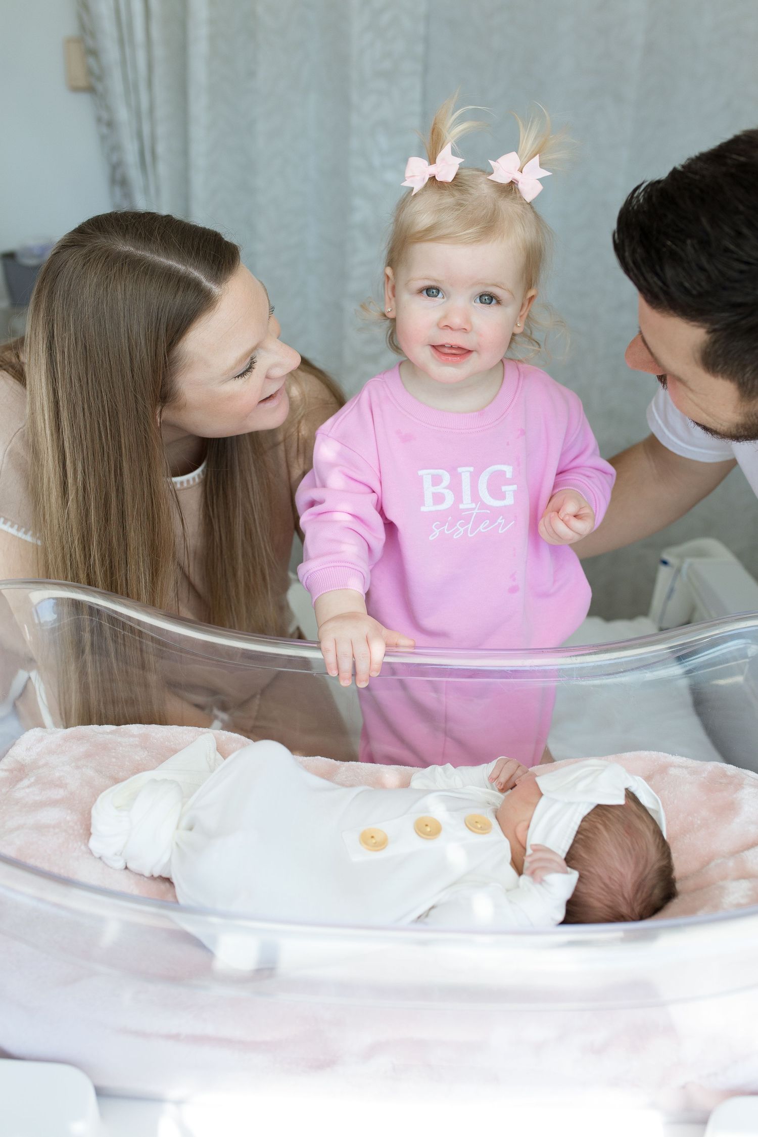 Newborn baby during their Fresh 48 session with Bree Elle Photography in Beaumont, TX at St. Elizabeth hospital.