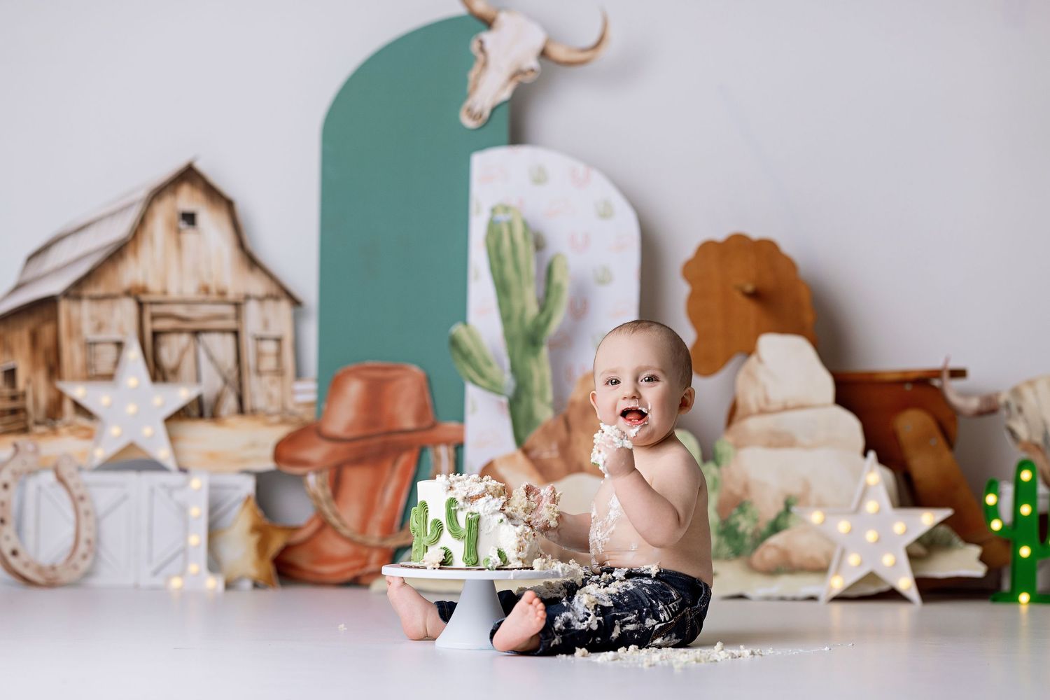 Themed one year session with Bree Elle Photography in Beaumont, TX.