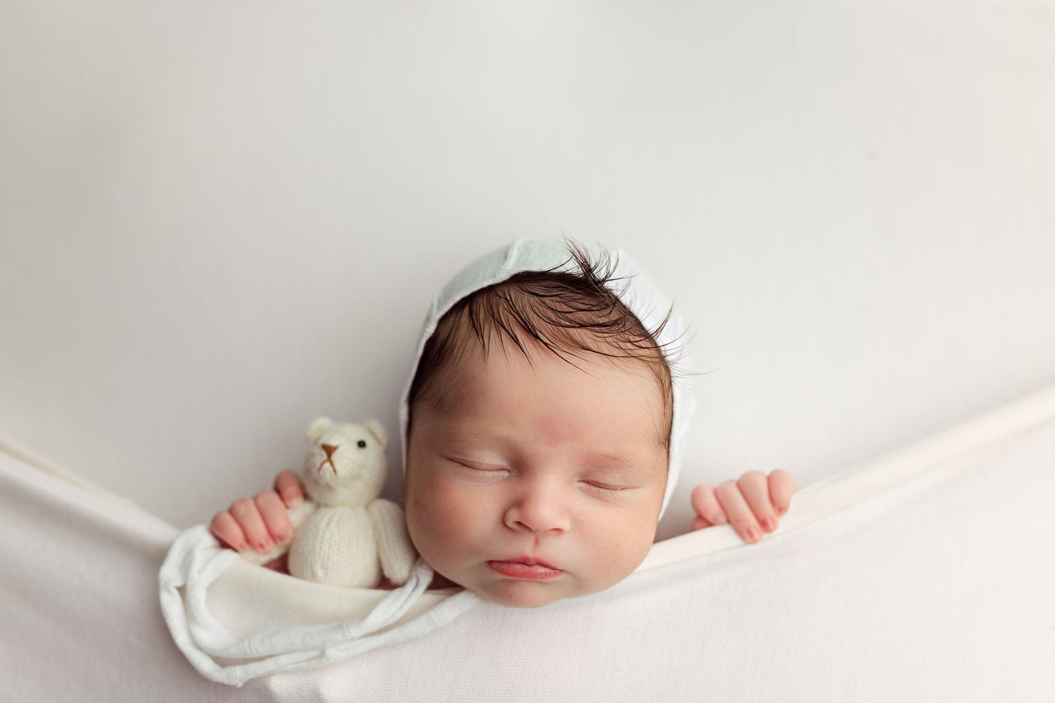 Newborn baby during studio session in Lumberton, TX with Bree Elle Photography.