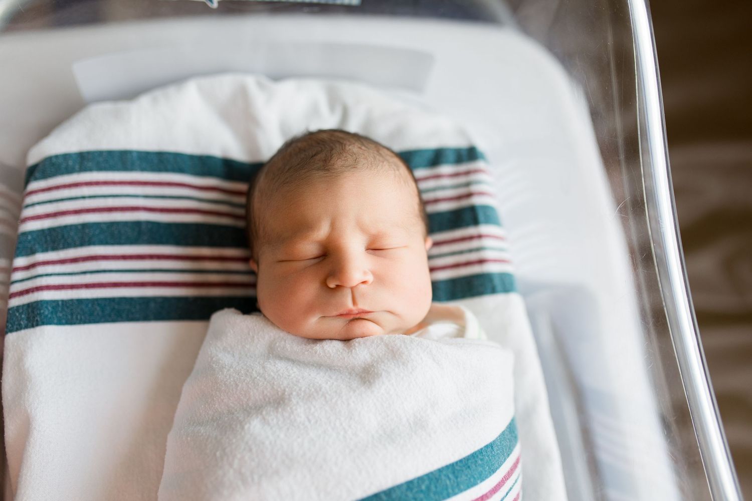 Newborn baby during Fresh 48 at Baptist hospital in Beaumont, TX with Bree Elle Photography.