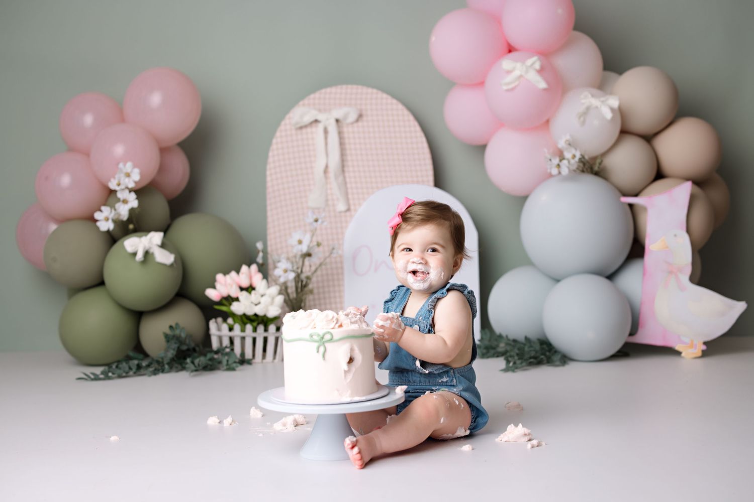 One year session with Bree Elle Photography in Port Neches, TX.