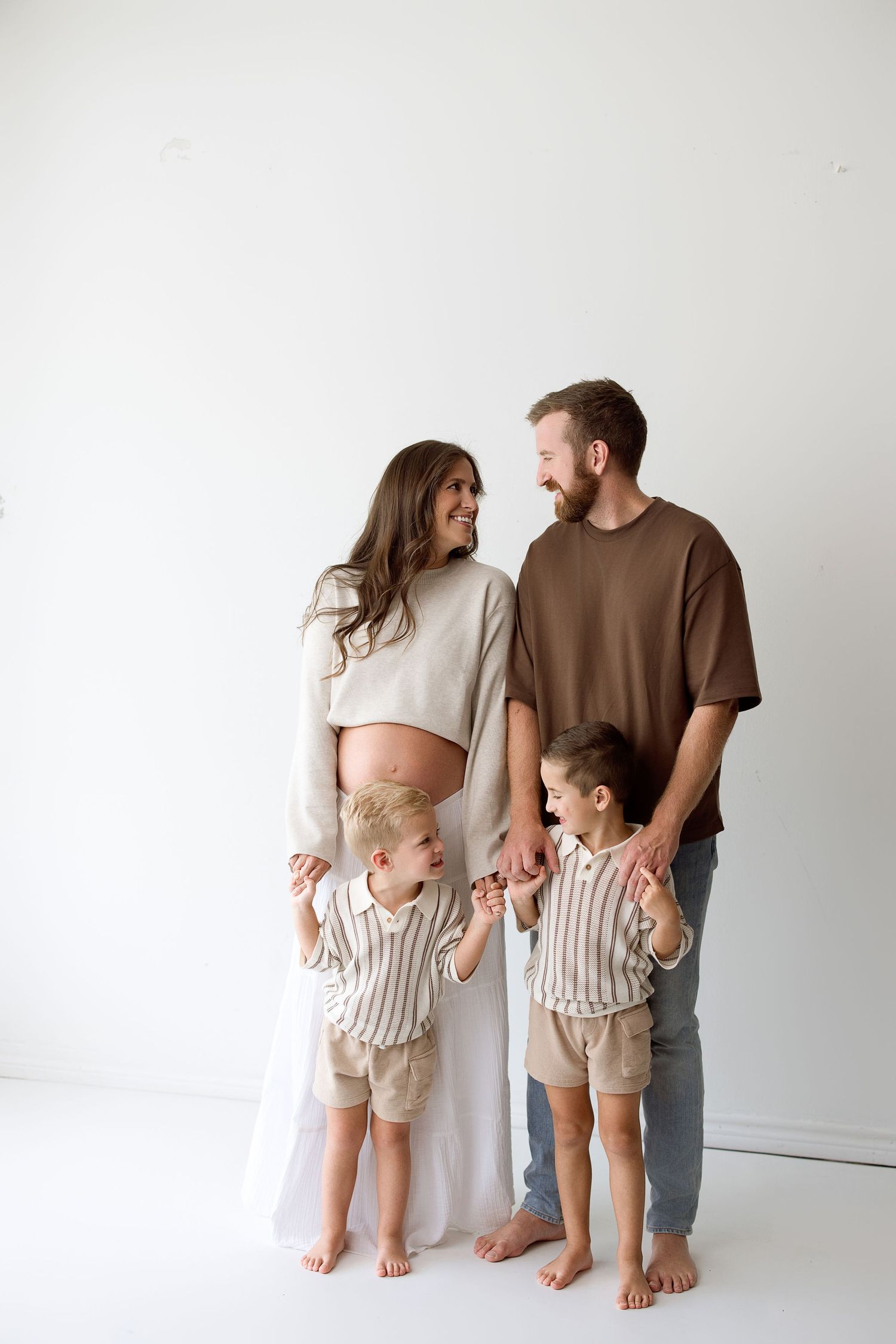 Maternity session at the Bree Elle Photography studio in Port Neches, TX.