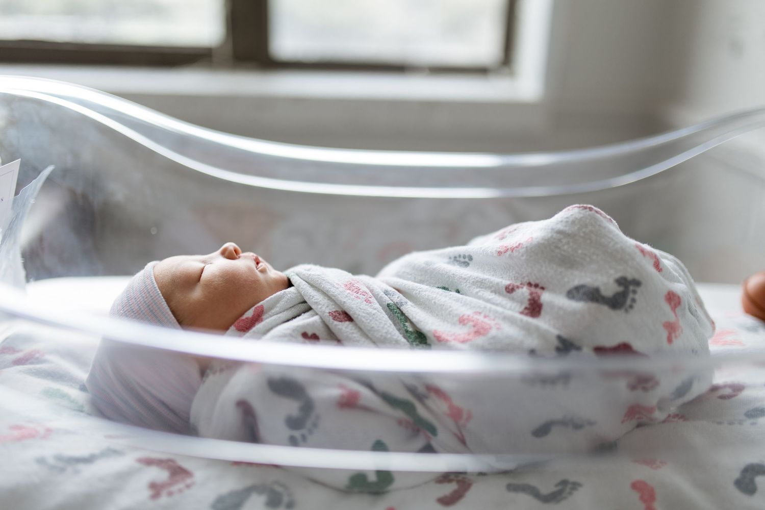 Newborn baby at St. Elizabeth hospital in Beaumont, TX with Bree Elle Photography.
