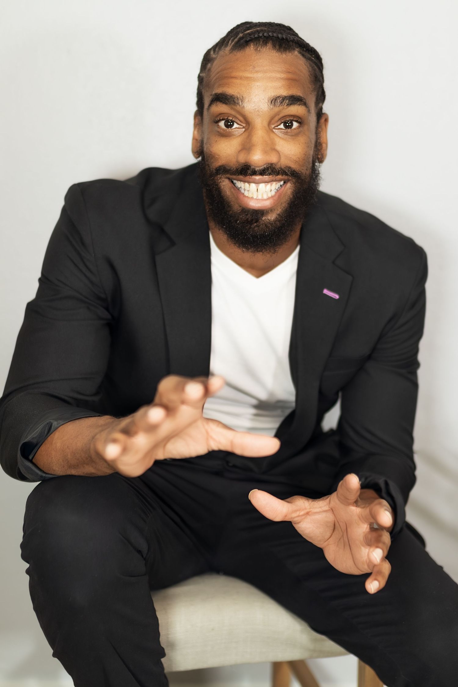 Dallas comedian headshot photographer captures all of the personality in this portrait session.