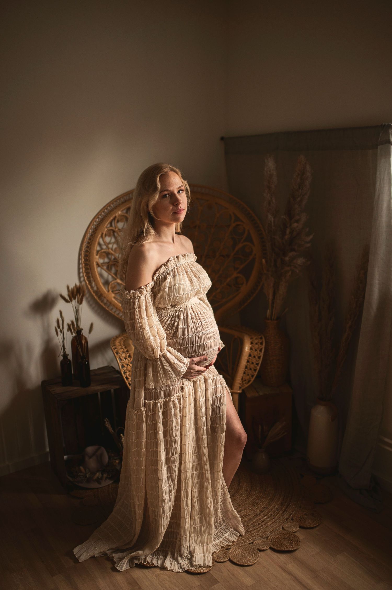 Gravidfotografering i Lovestories By Saras studio