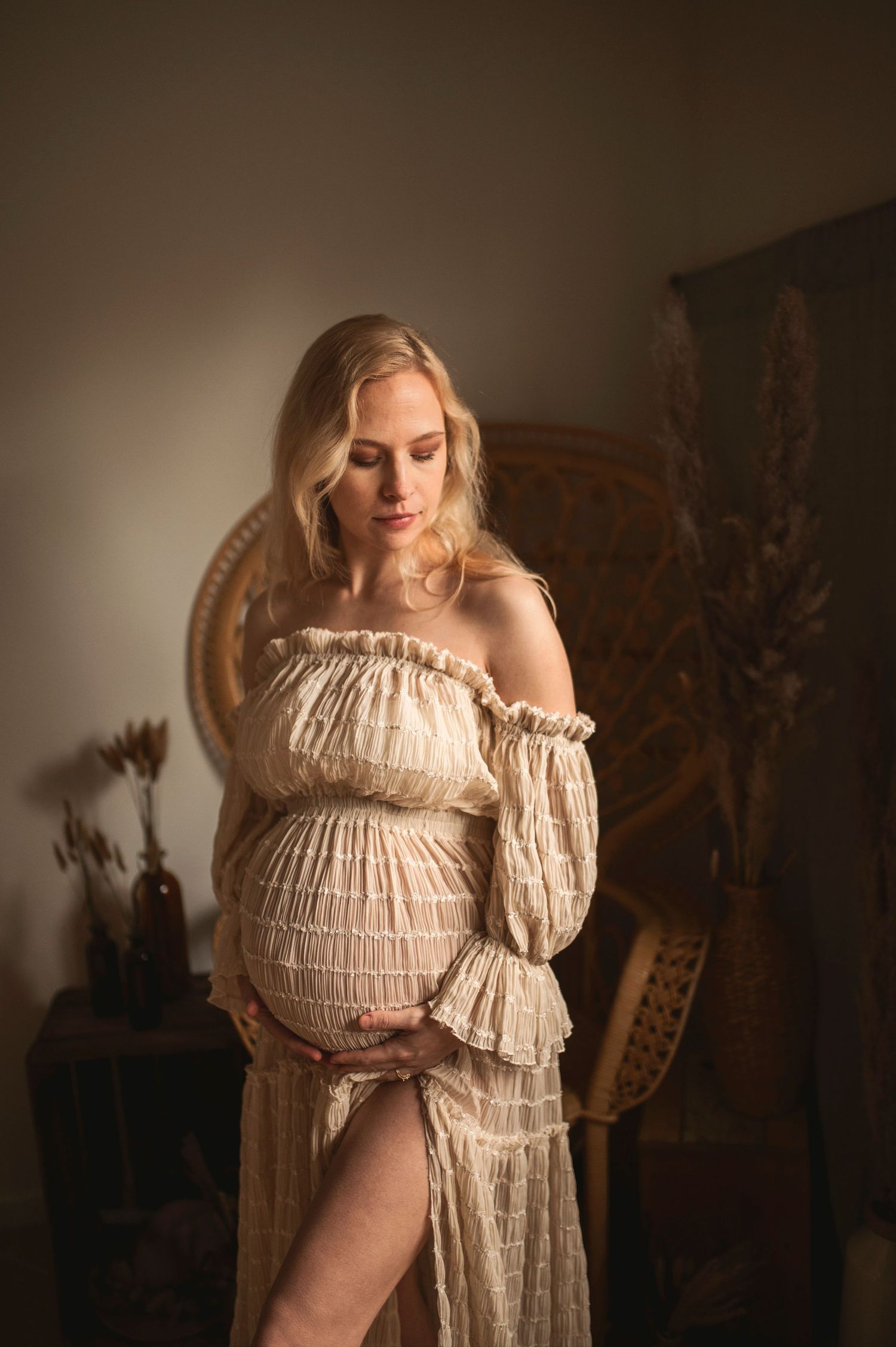 Gravidfotografering i Lovestories By Saras studio