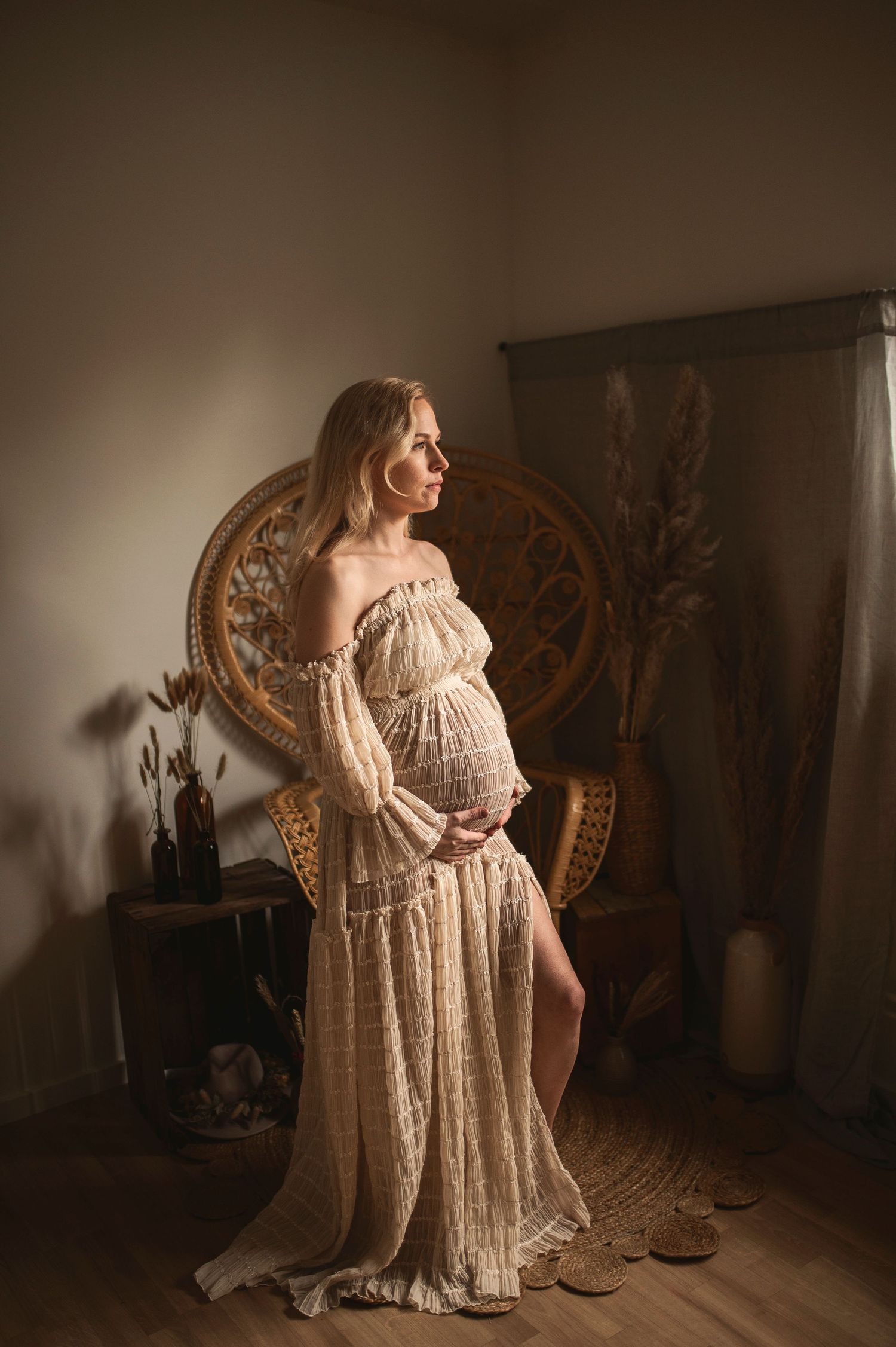 Gravidfotografering i Lovestories By Saras studio