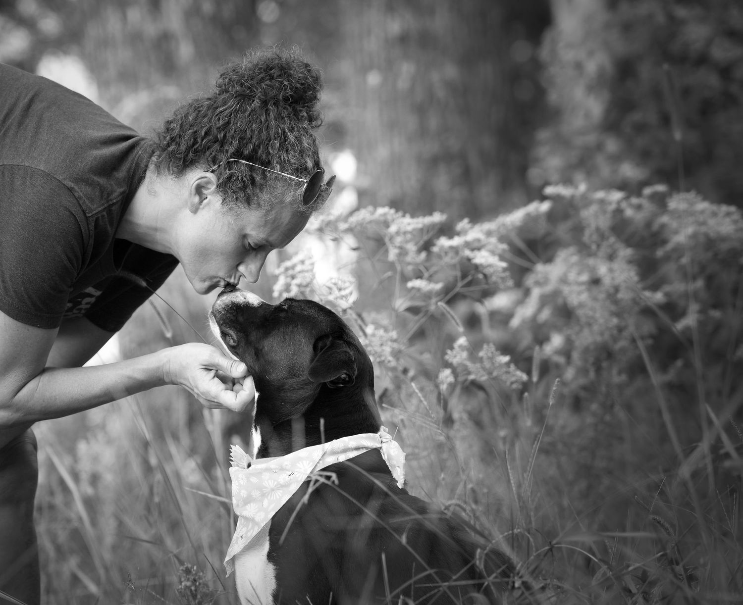 Katie Ziegler Photography. Huntsville, Alabama. Pet Photographer. capturing the love between a homeless dog and their foster mom