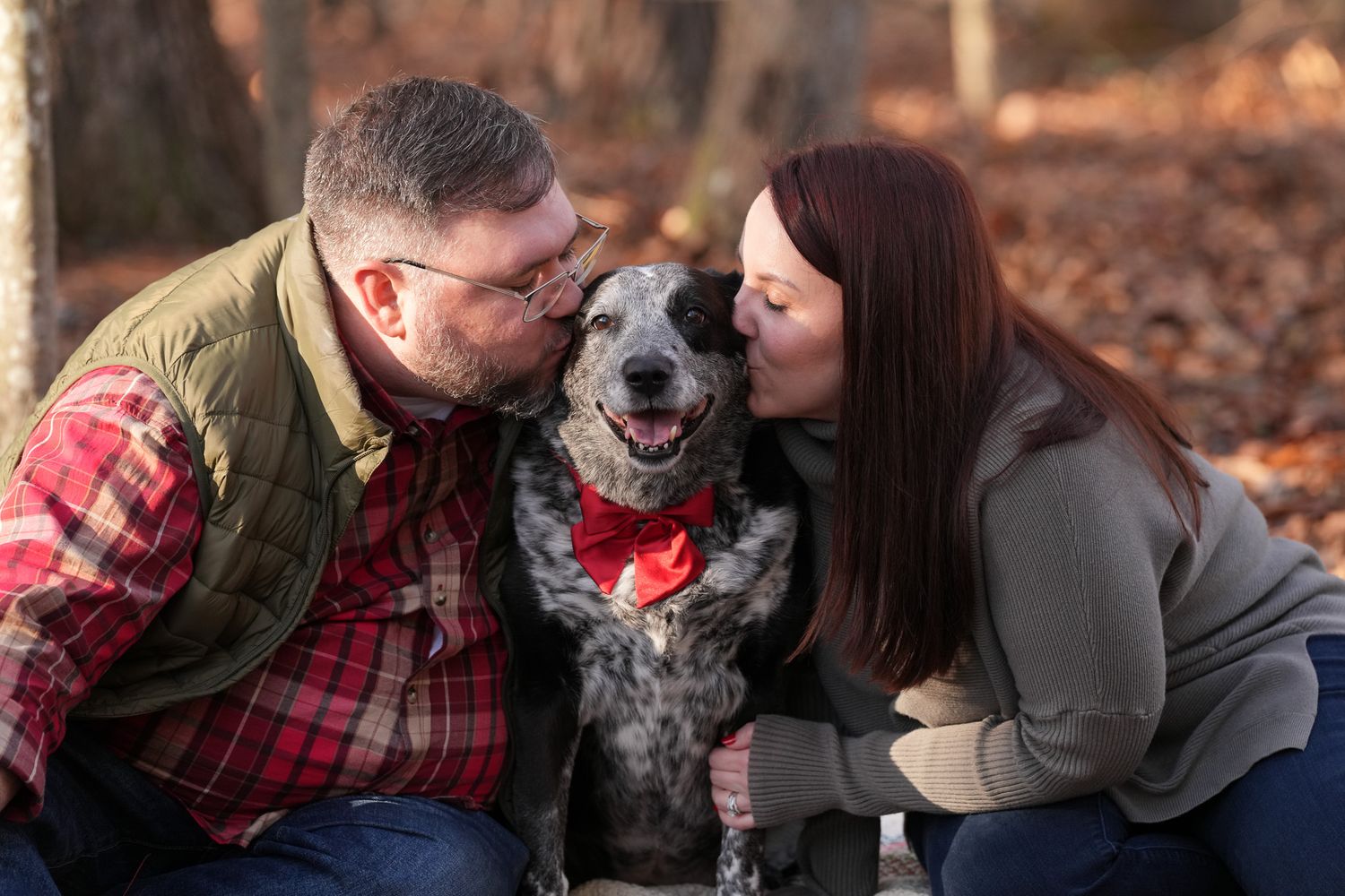 Katie Ziegler Photography. Huntsville, Alabama. Pet and Family Photographer. Fall photos. Australian Cattle Dog, blue Heeler, rescue dog.
