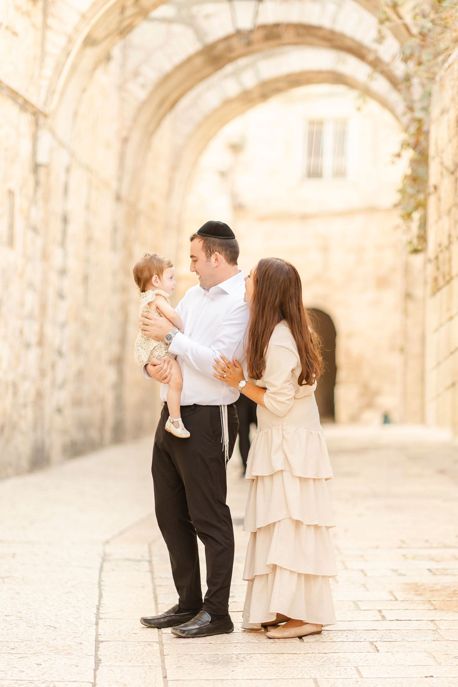 light and airy, emotion-filled photoshoot in Jerusalem