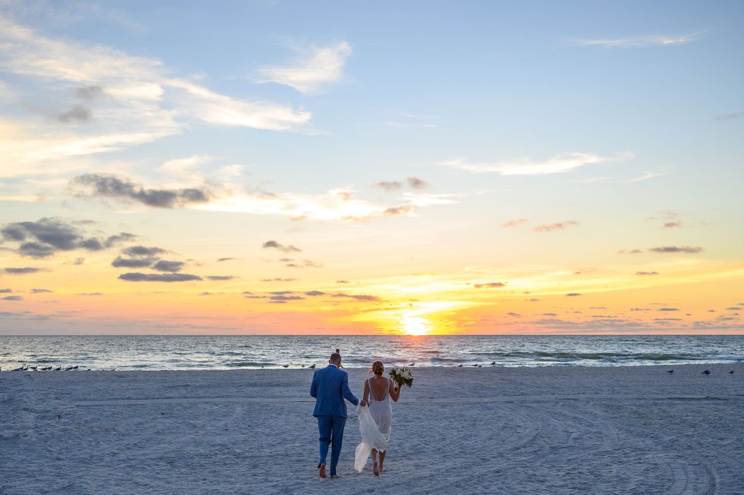 Sarasota beach sunset