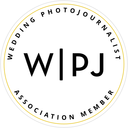 Professional photography certification badges arranged horizontally with gold trim.