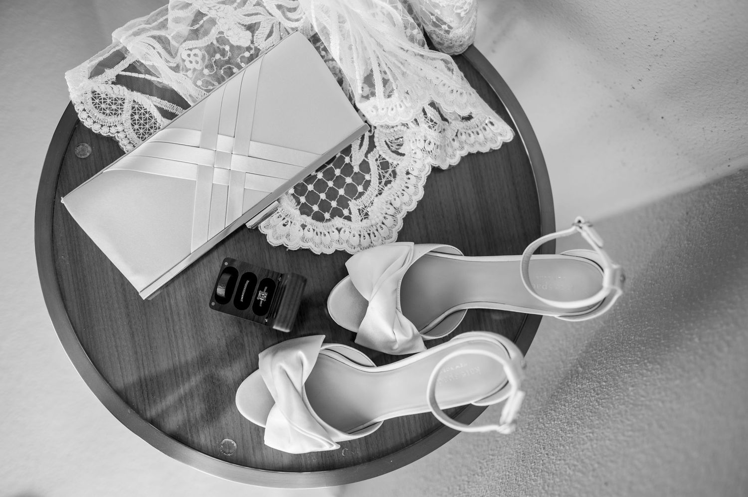 sarasota wedding details ritz hotel black and white