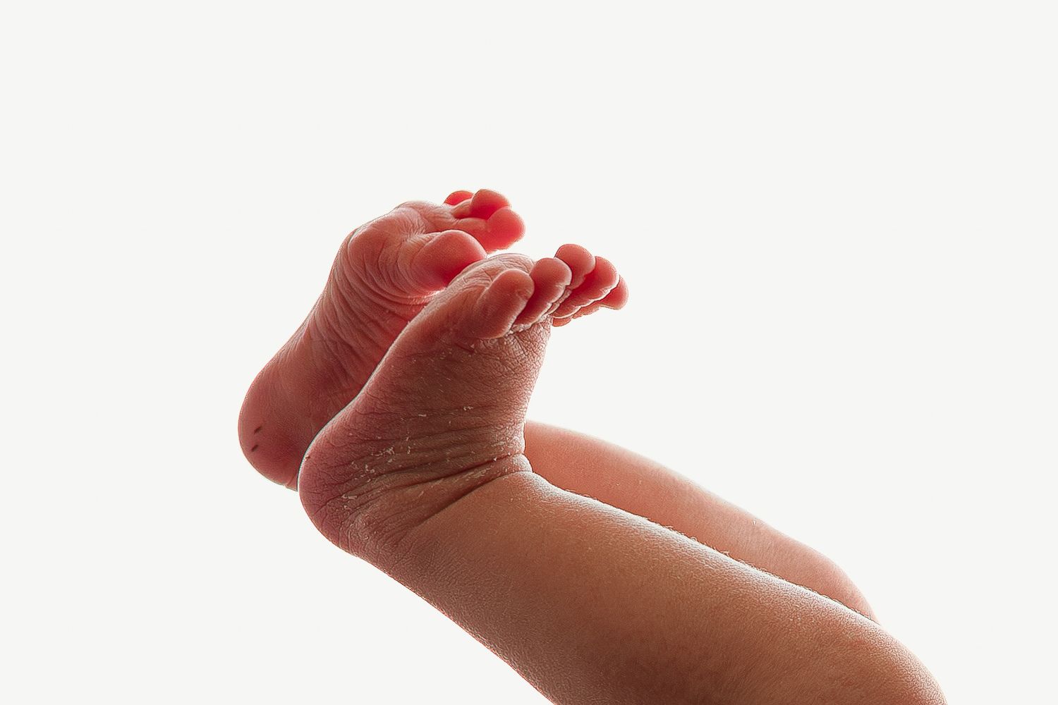 A hand gently holding a small red heart shape against a clean white background.