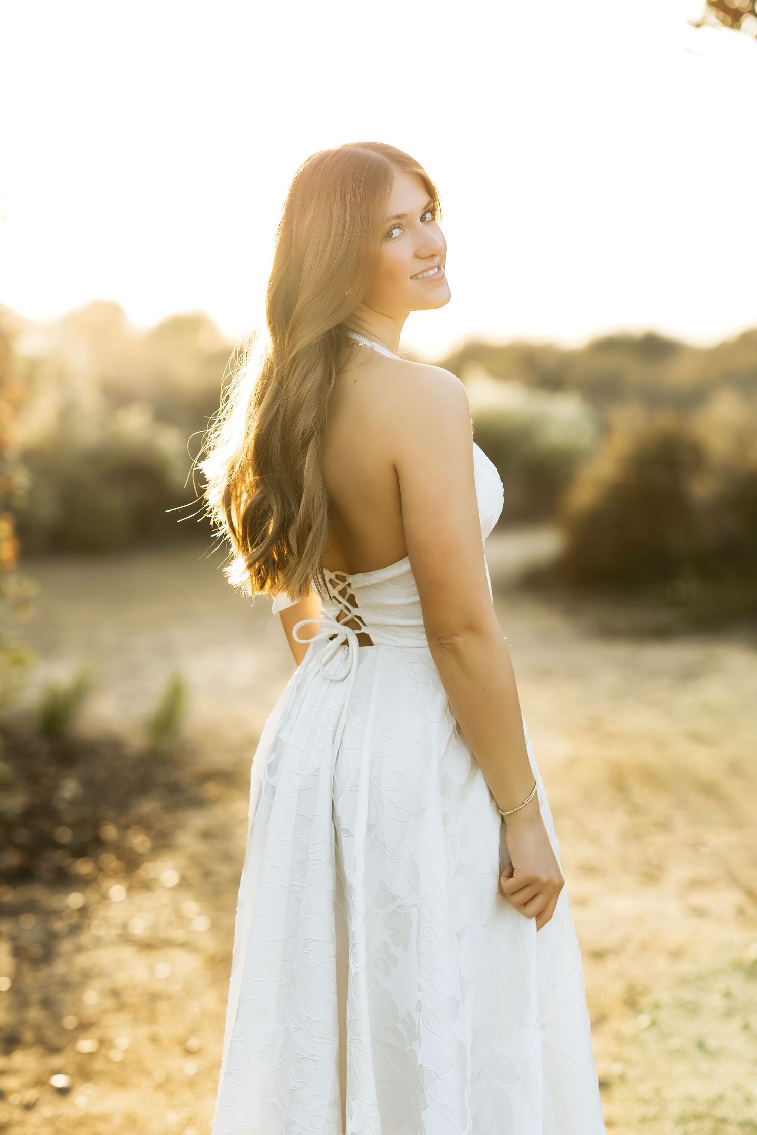 Fullerton Grad session during golden hour