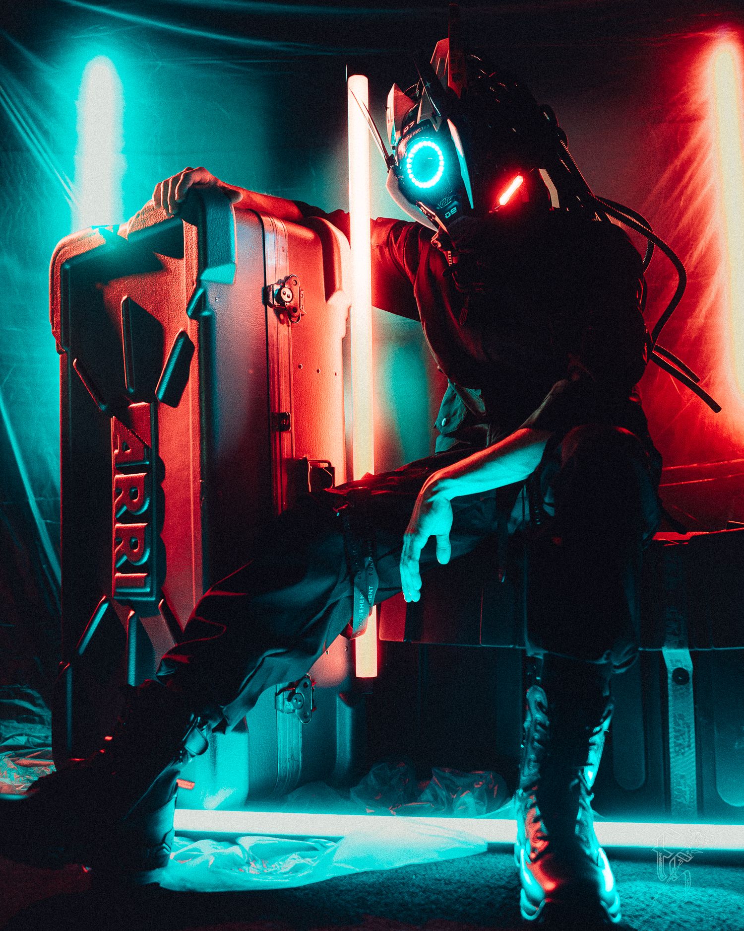 Cyberpunk portrait by Paul Raymond