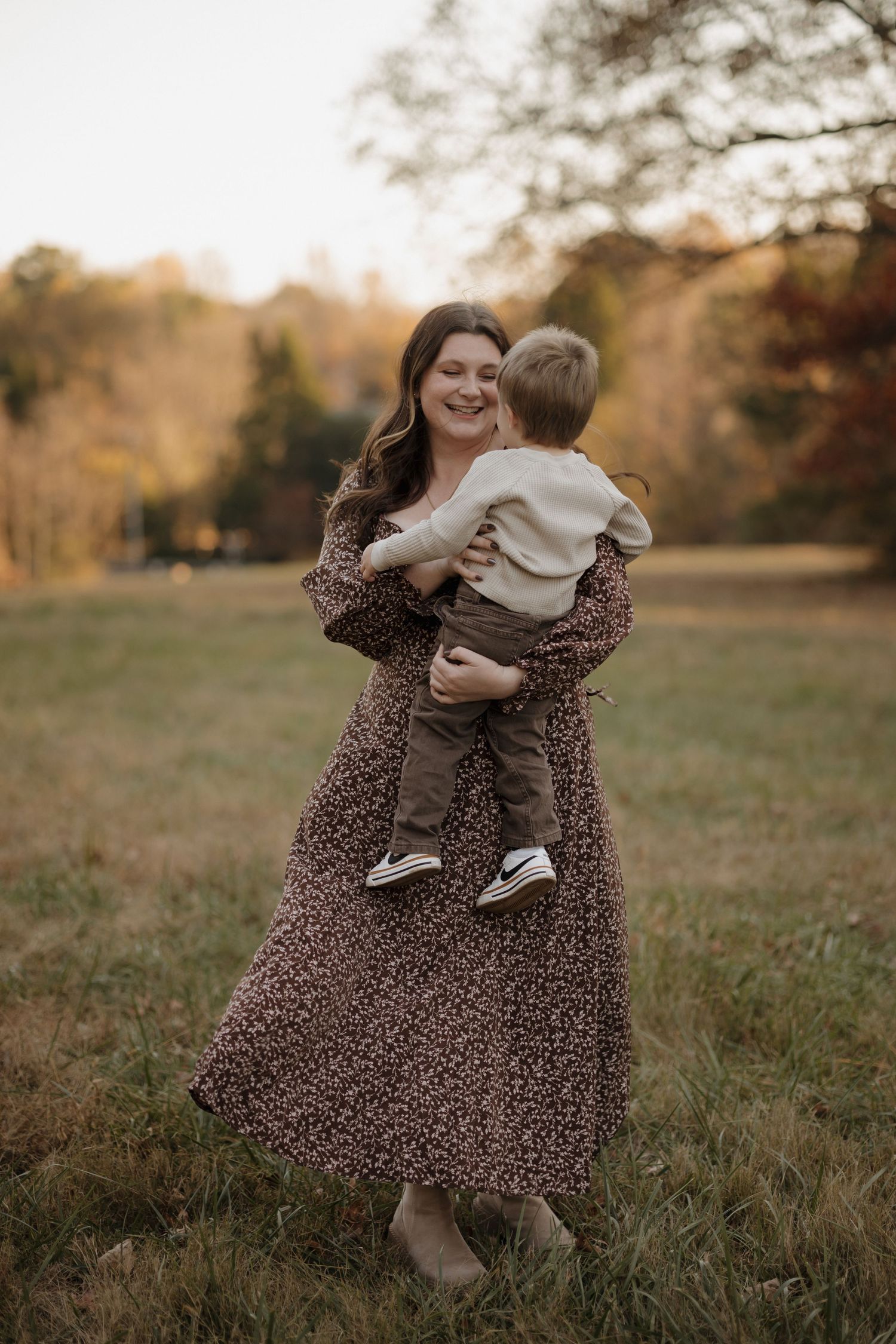Mother and son