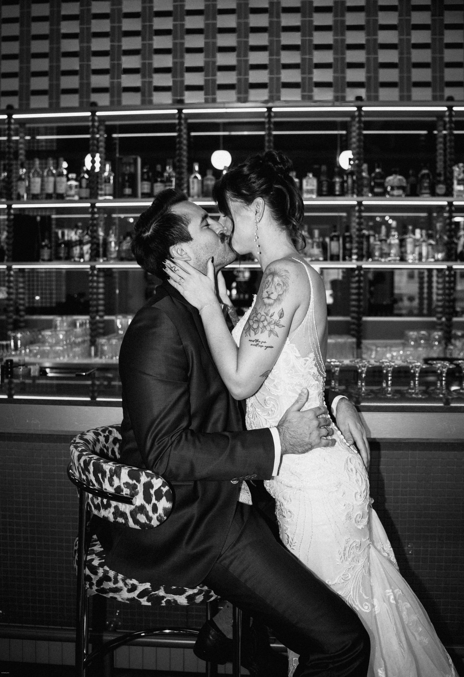 after wedding shooting in bar Wien
