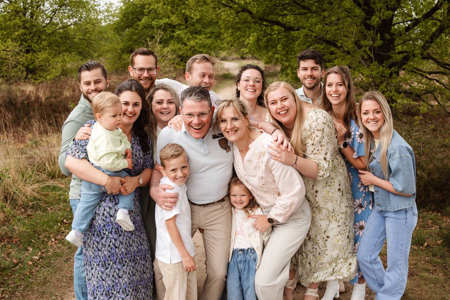 Familiefoto bij de Schaapskooi in Ermelo door Nansee Photography