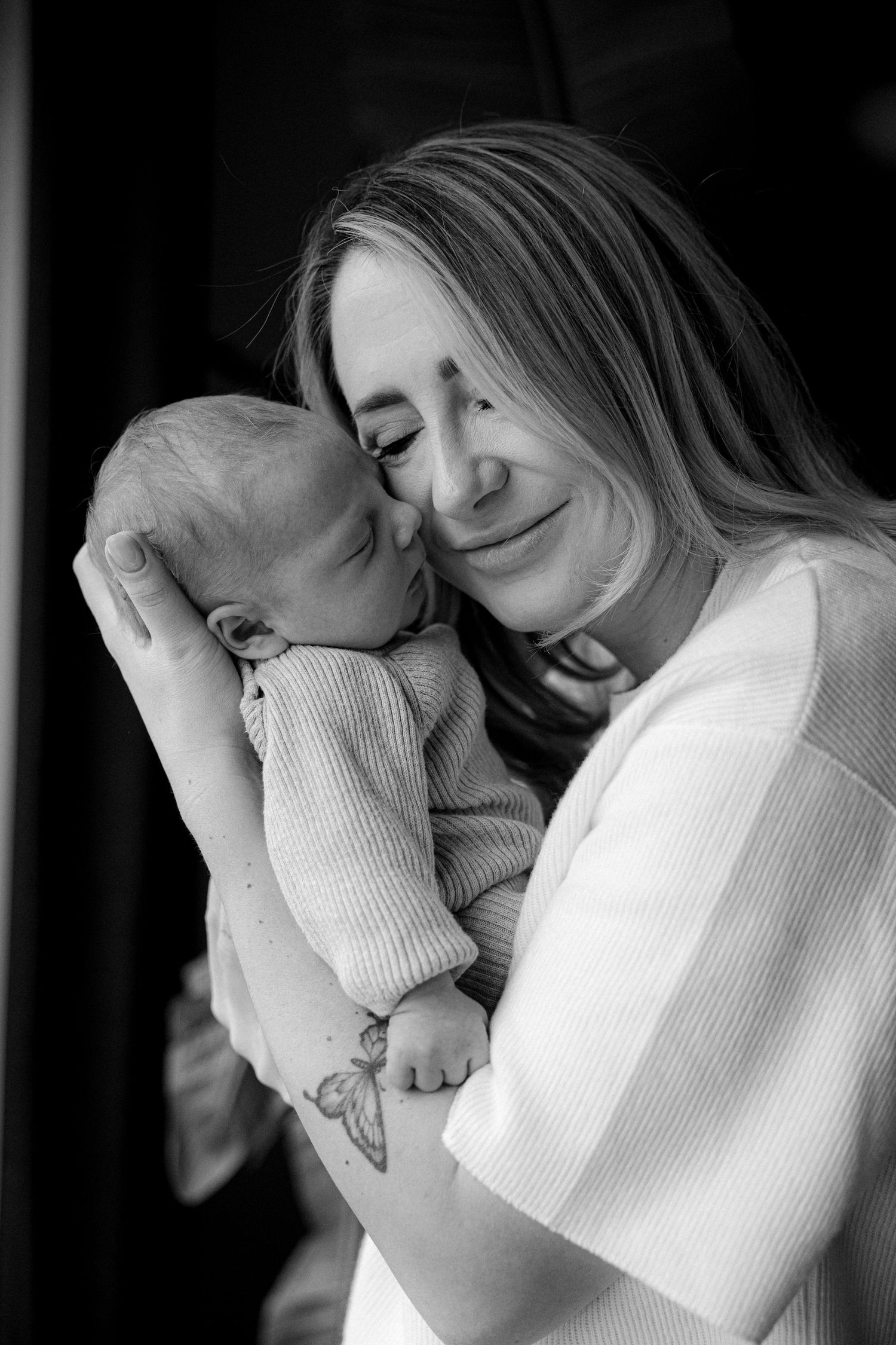 Foto van moeder met baby