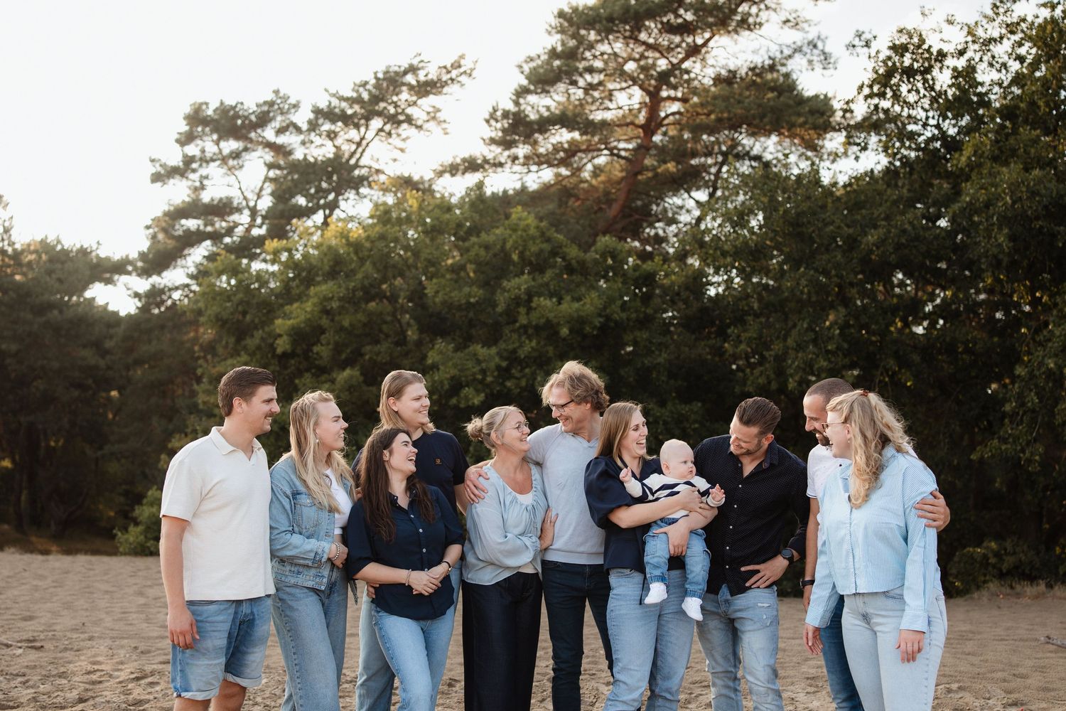 Familiefoto op het beekhuizerzand