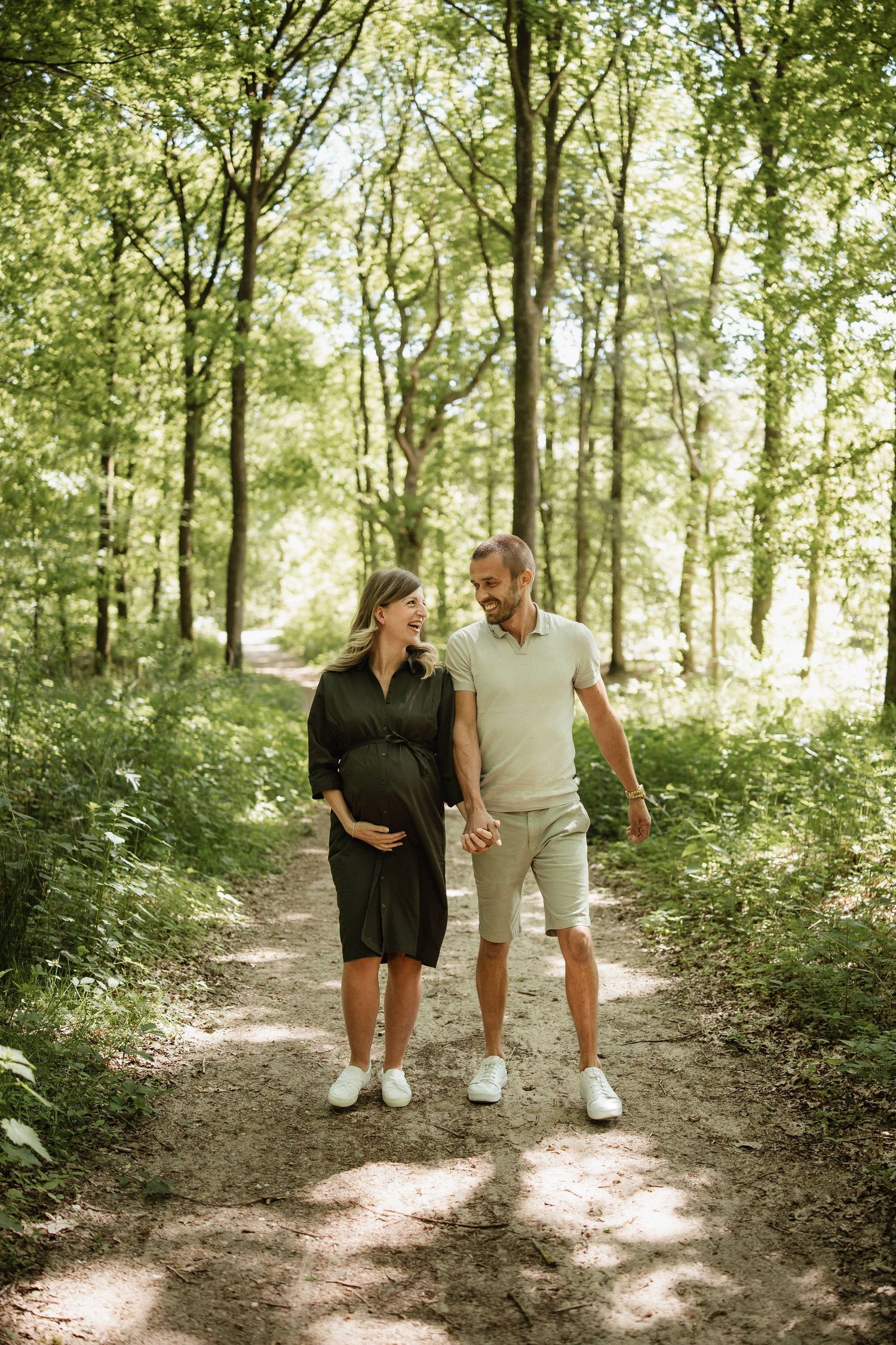 Foto van een zwangerschapsshoot in Harderwijk