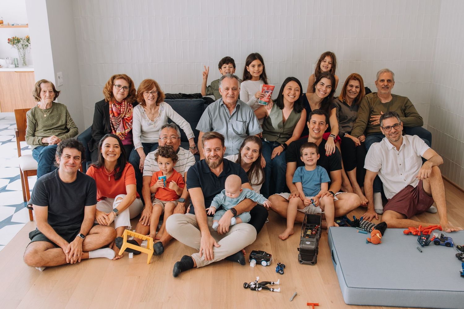 Ensaio família em casa