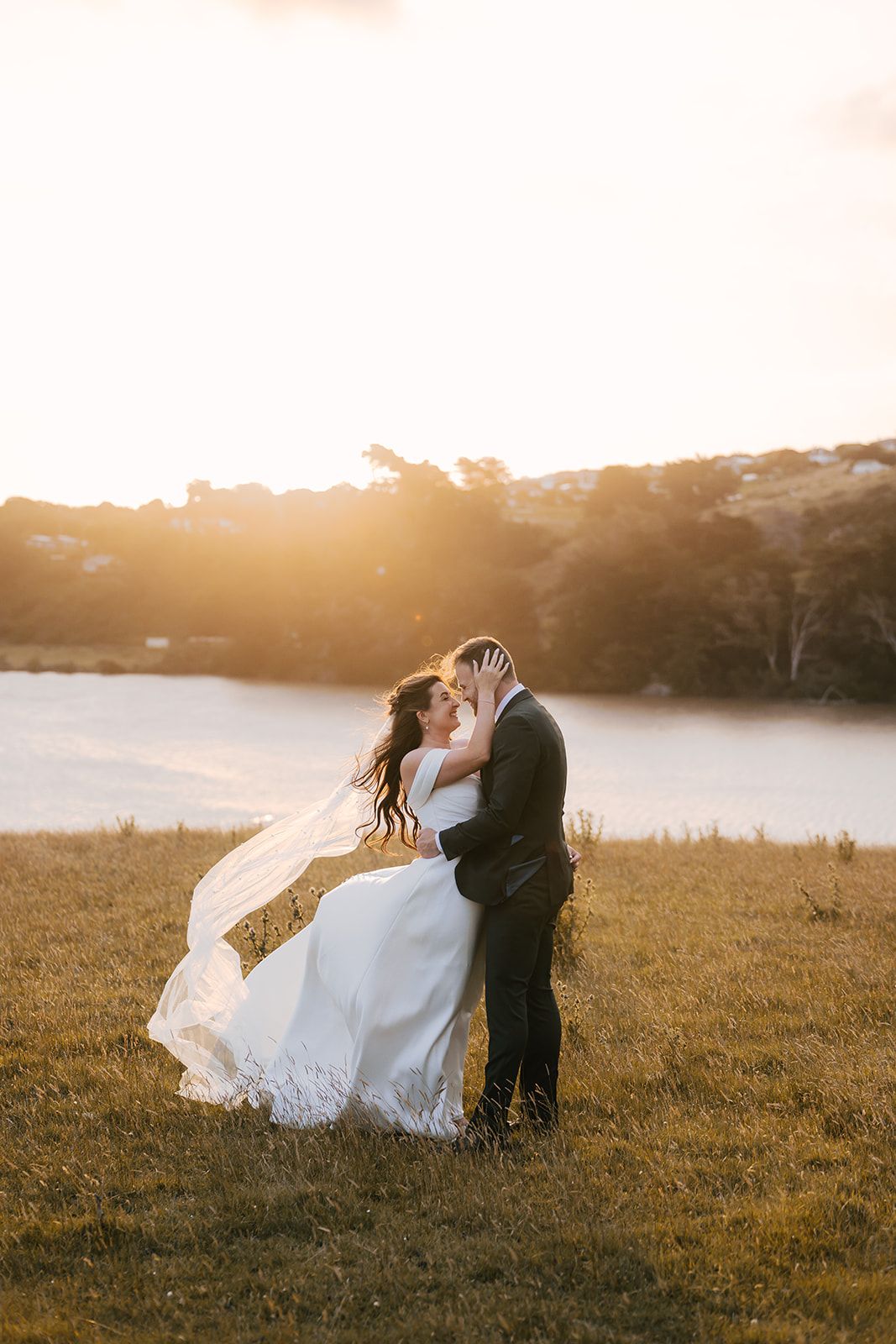 Dunedin Lochend Woolshed wedding sunset